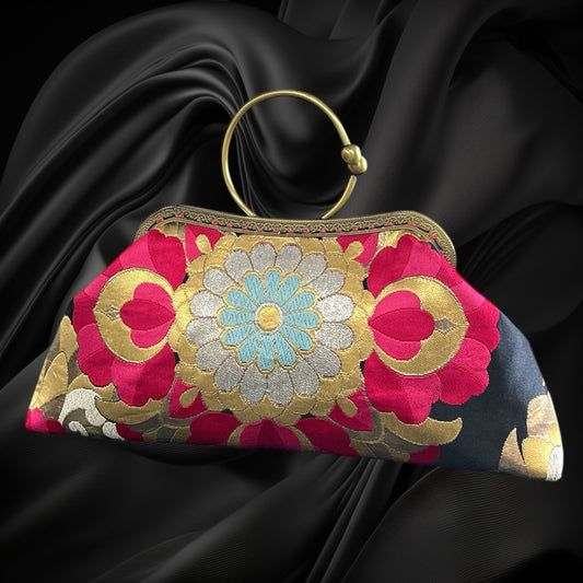 着物リメイクバッグ [No.1742]