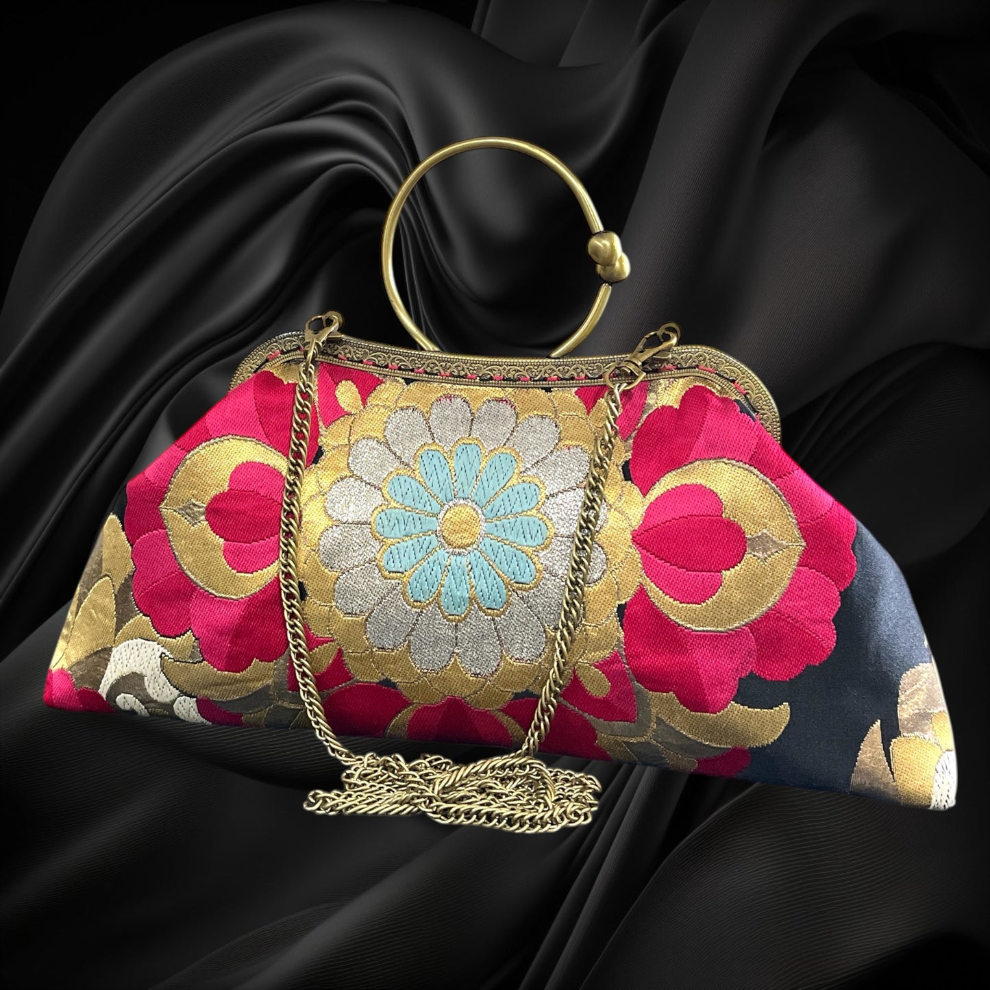 着物リメイクバッグ [No.1742]