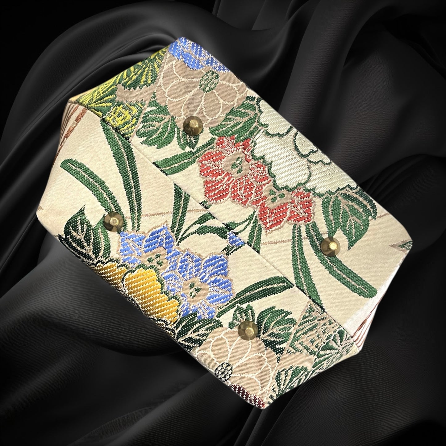 着物リメイクバンブーバッグ [No.1740]