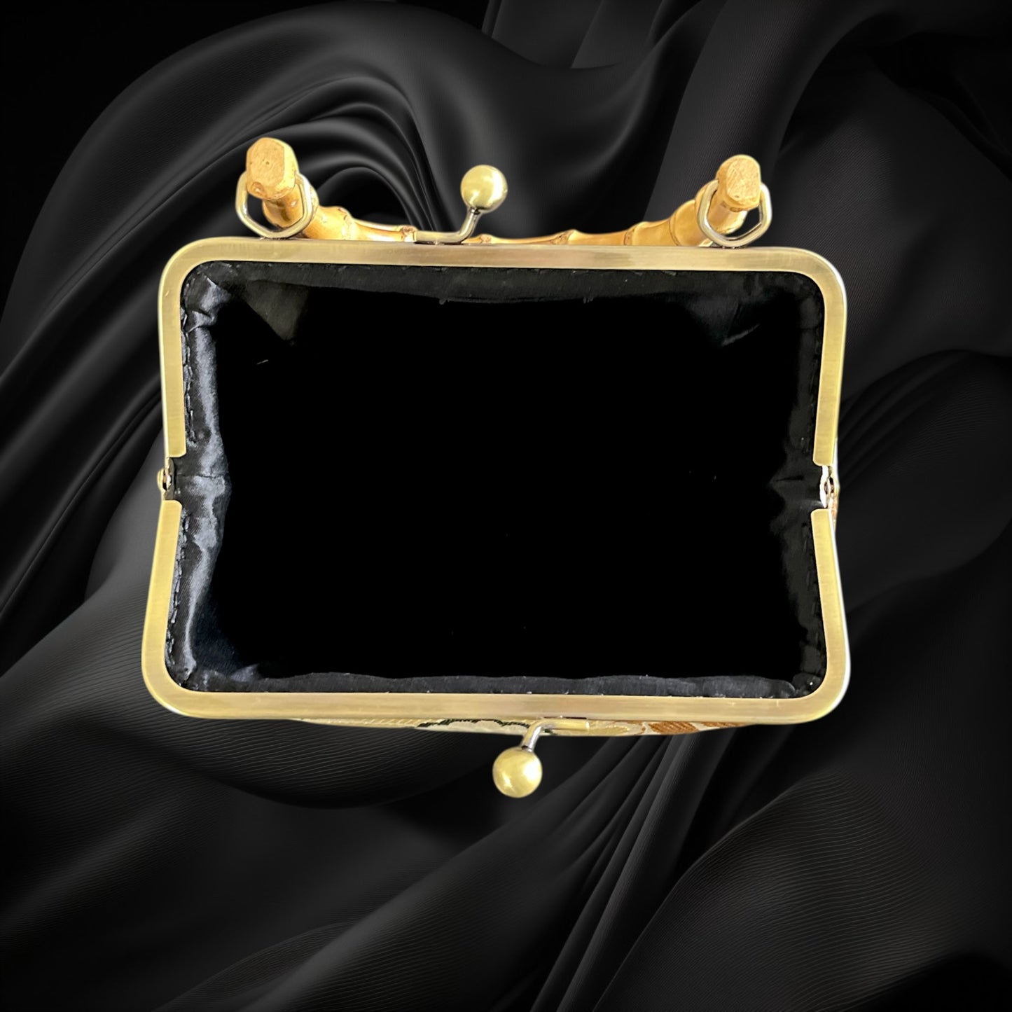 着物リメイクバンブーバッグ [No.1740]