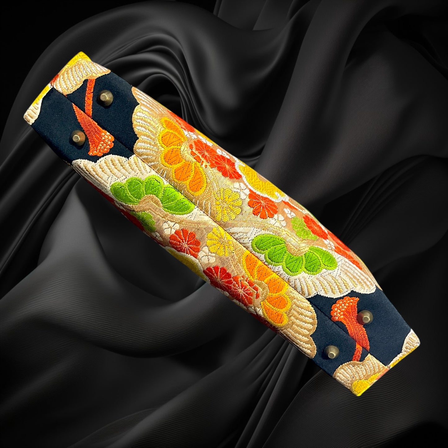 着物リメイクバンブーバッグ [No.1739]