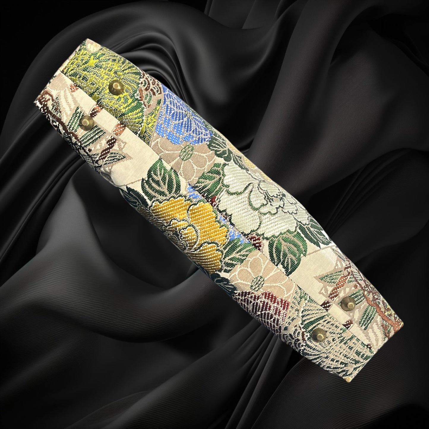 着物リメイクバンブーバッグ [No.1738]