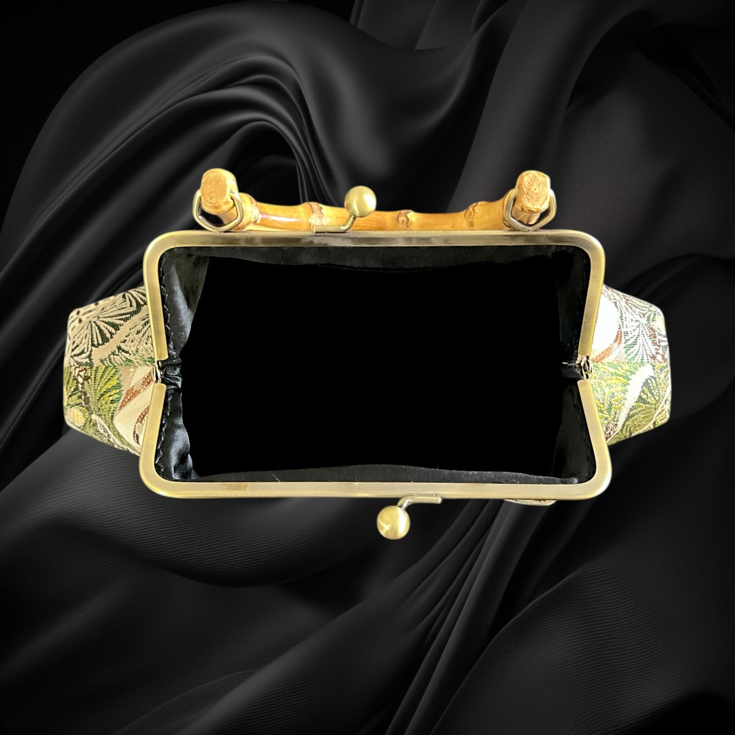 着物リメイクバンブーバッグ [No.1738]