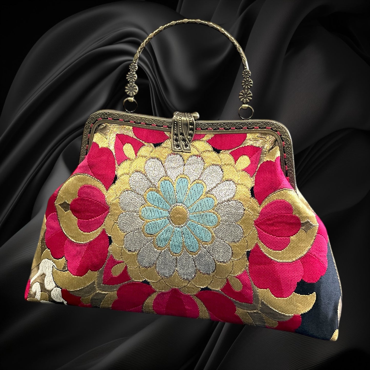 着物リメイクバッグ [No.1736]