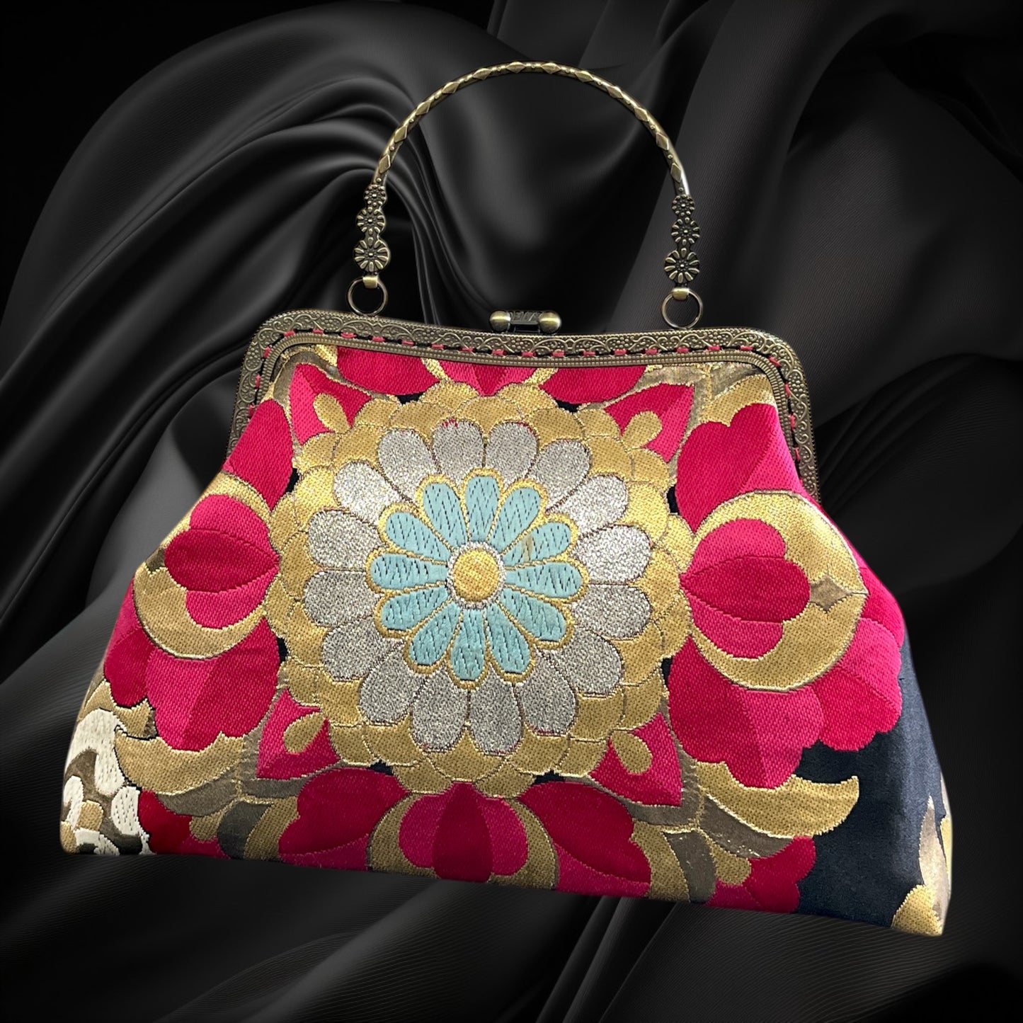 着物リメイクバッグ [No.1736]