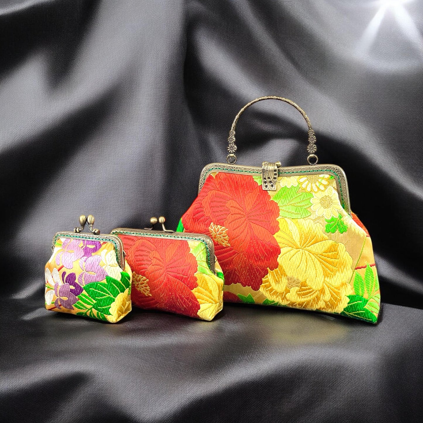 Kimono remake bag [No.1767]