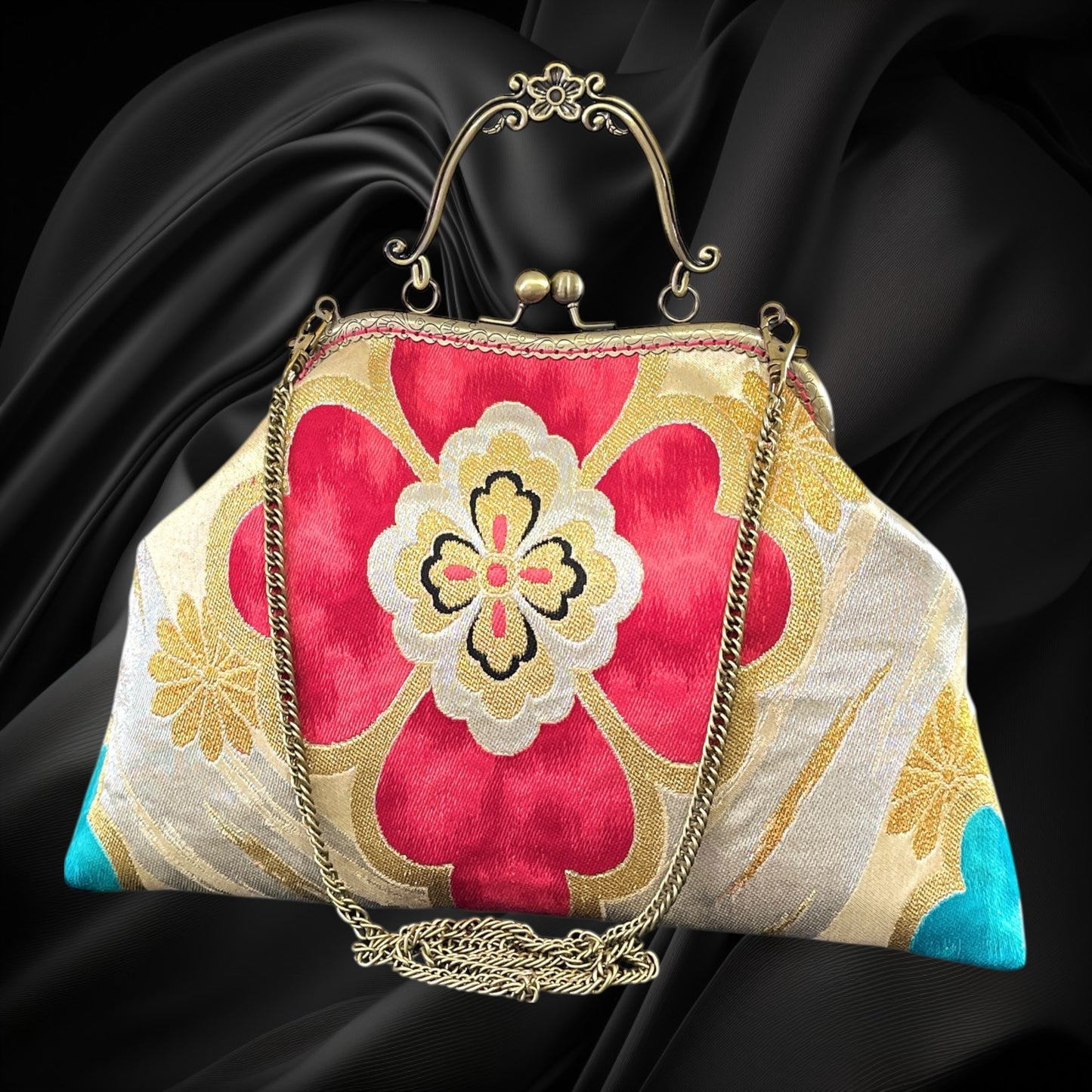 Kimono remake bag [No.1748]