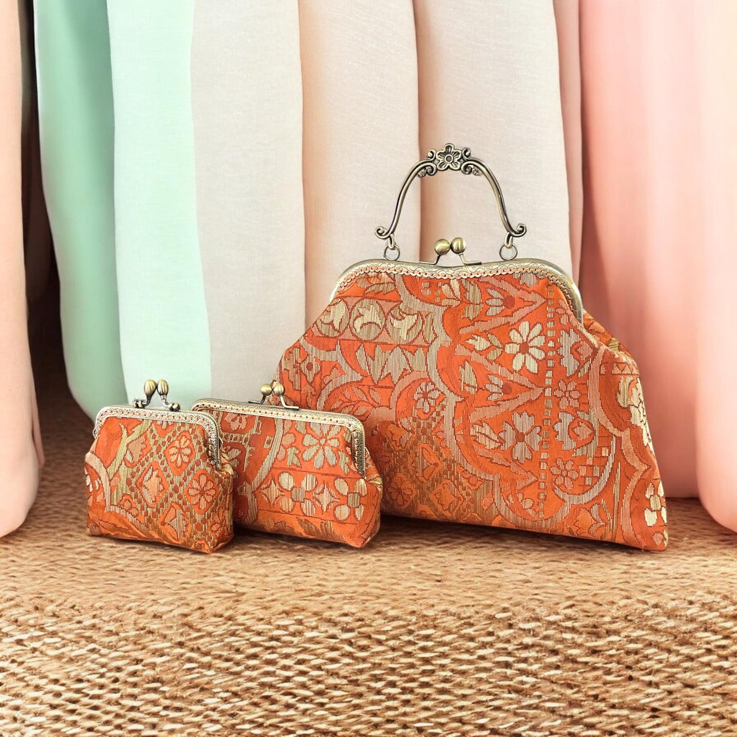 Kimono remake bag [No.1747]