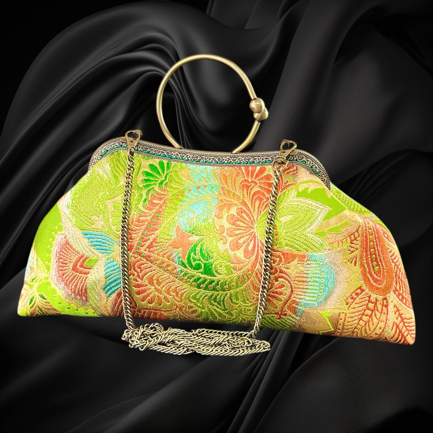 Kimono remake bag [No.1760]