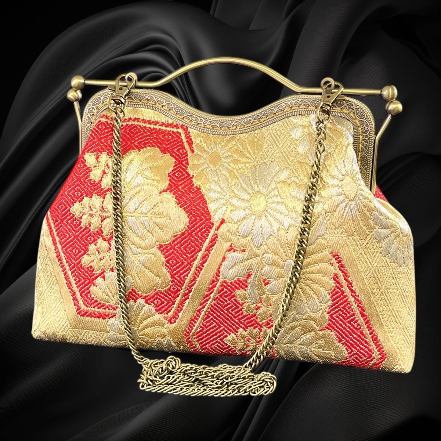 着物リメイクバッグ [No.1757]