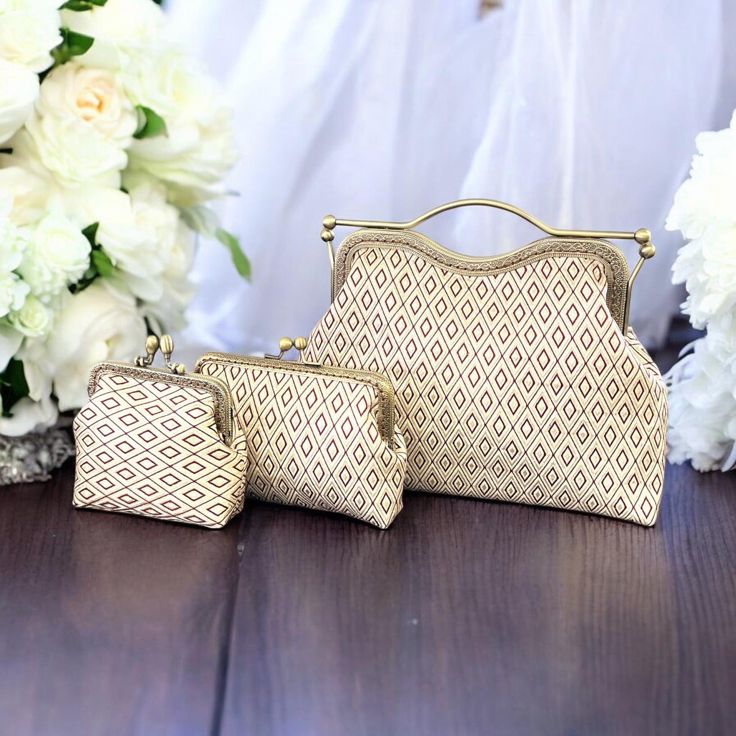 着物リメイクバッグ [No.1754]