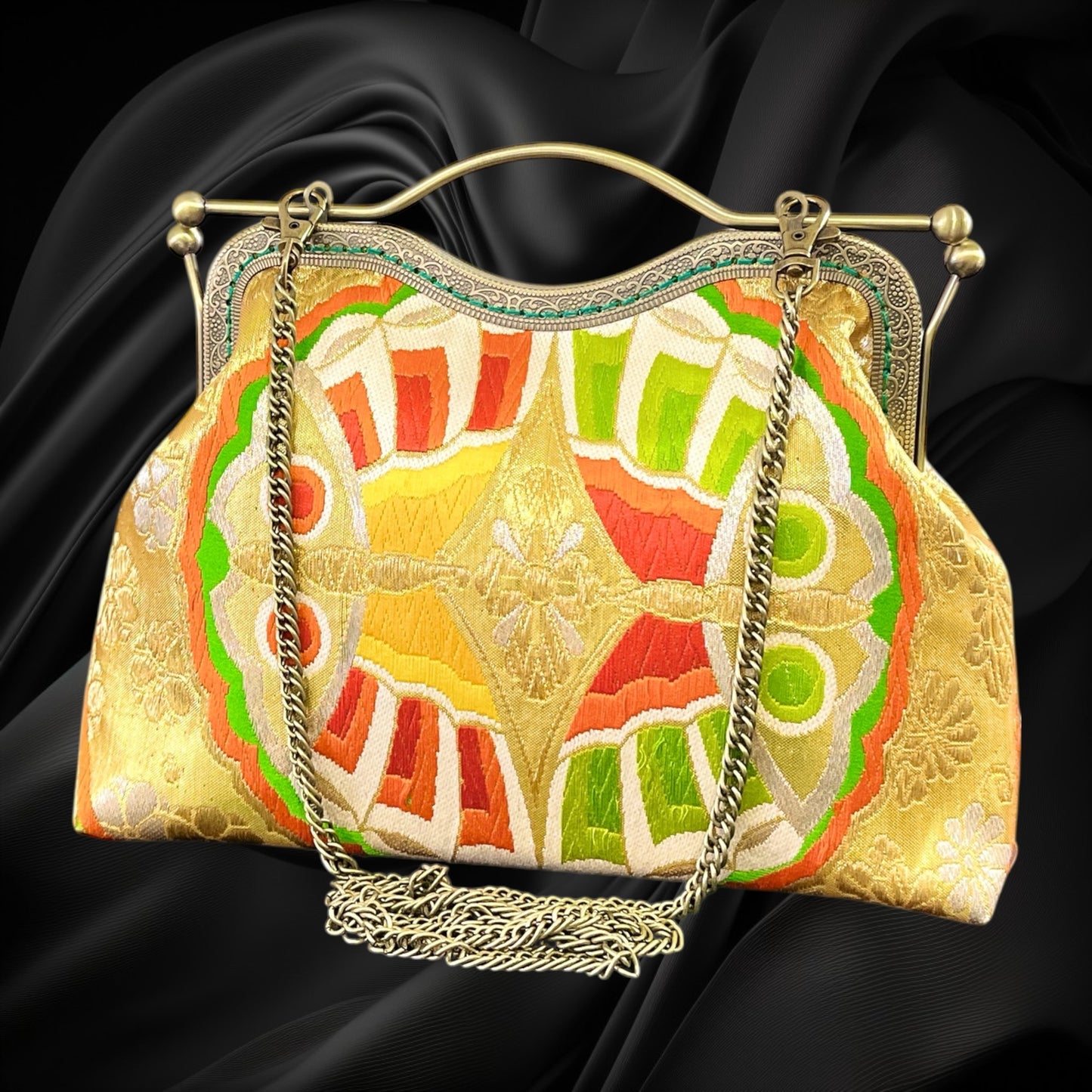 着物リメイクバッグ [No.1756]