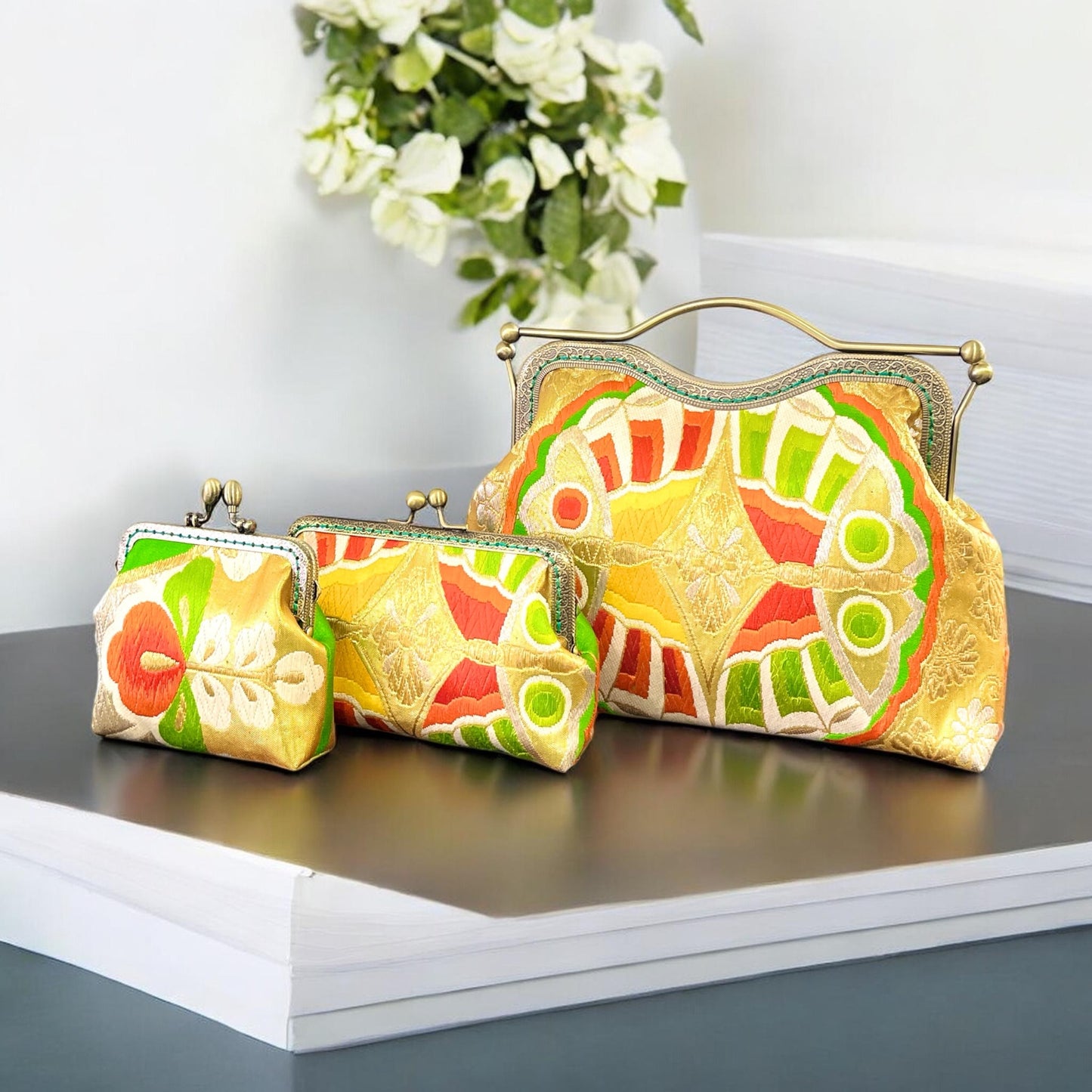 着物リメイクバッグ [No.1756]