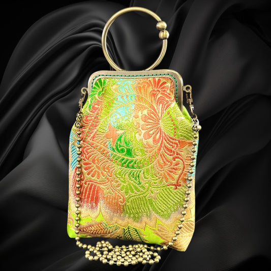 着物サコッシュ  スマホバッグ  [No.1764]