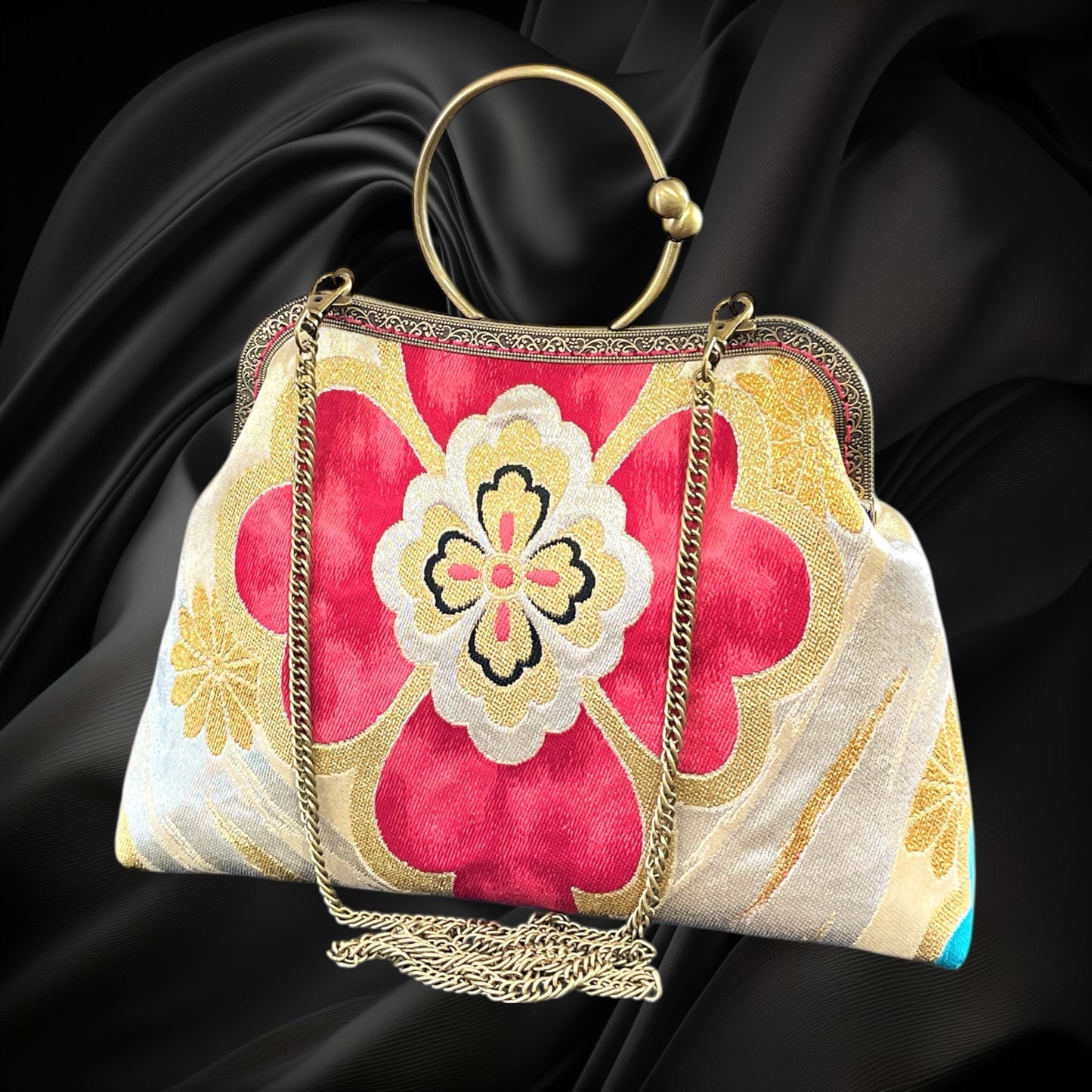 Kimono remake bag [No.1768]