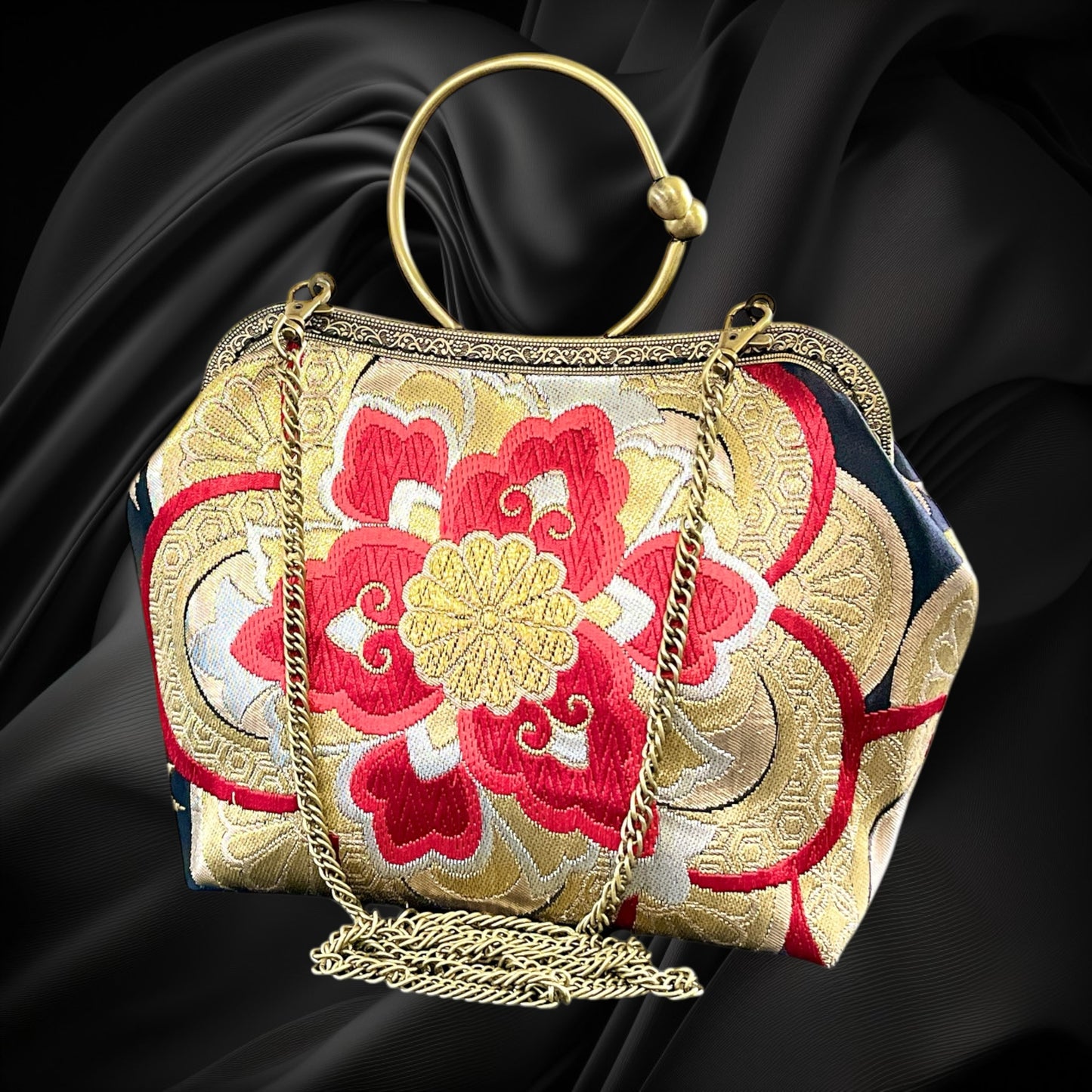 Kimono remake bag [No.1769]