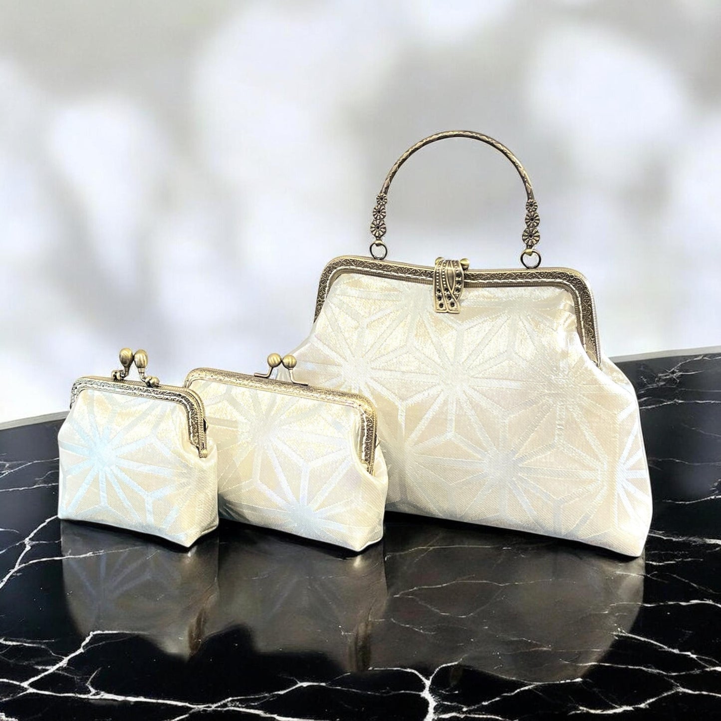 Kimono remake bag [No.1775]