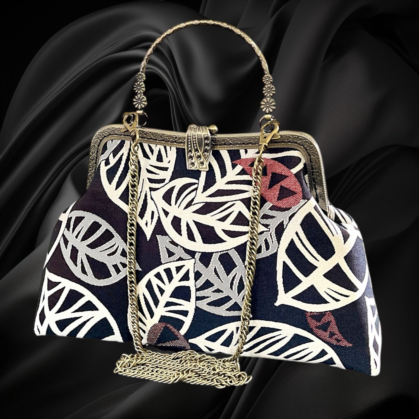 Kimono remake bag [No.1776]