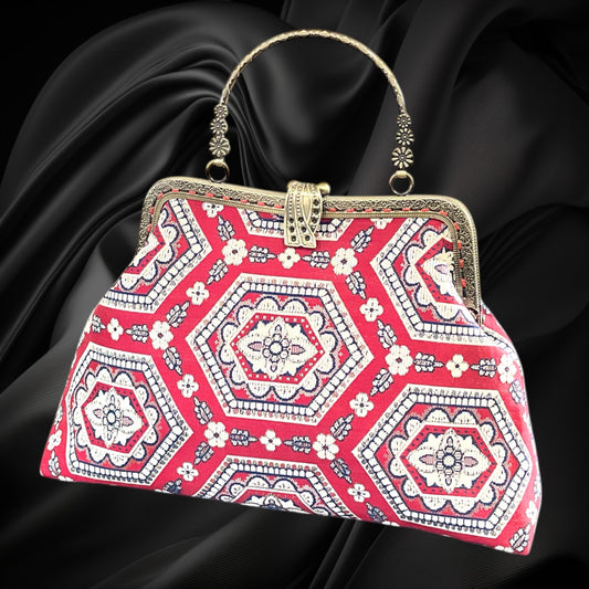 Kimono remake bag [No.1777]