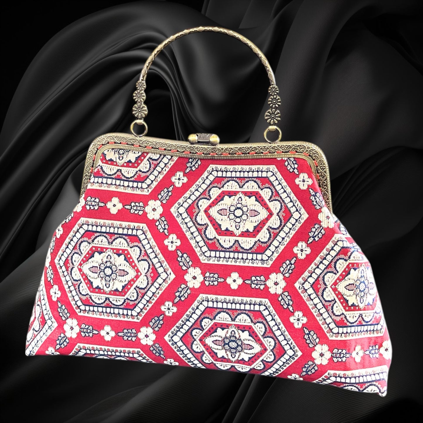 Kimono remake bag [No.1777]