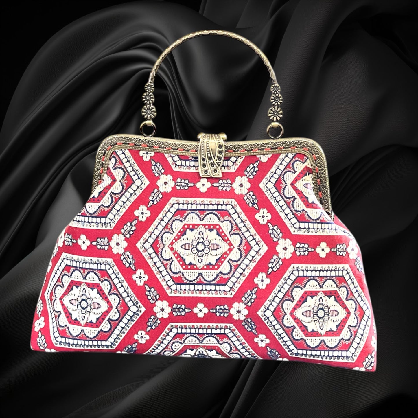 Kimono remake bag [No.1777]
