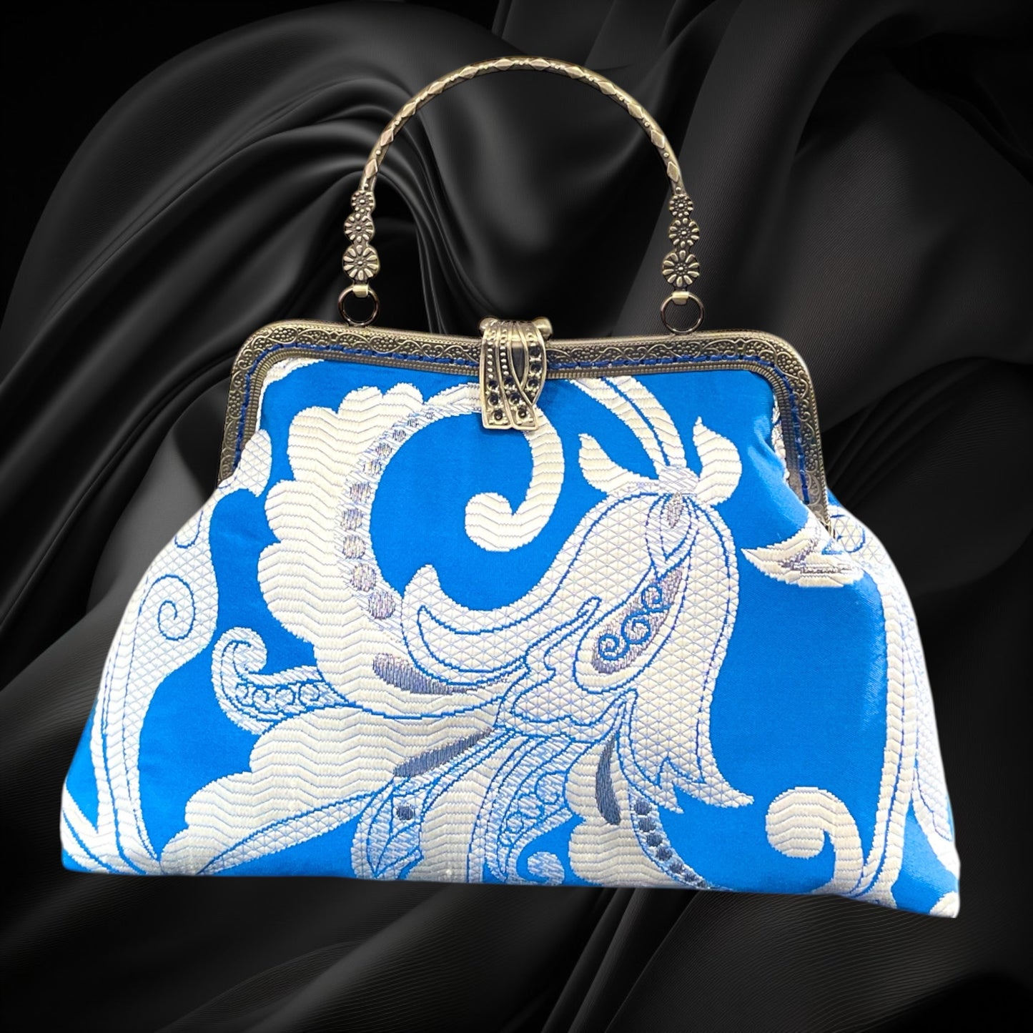 Kimono remake bag [No.1778]