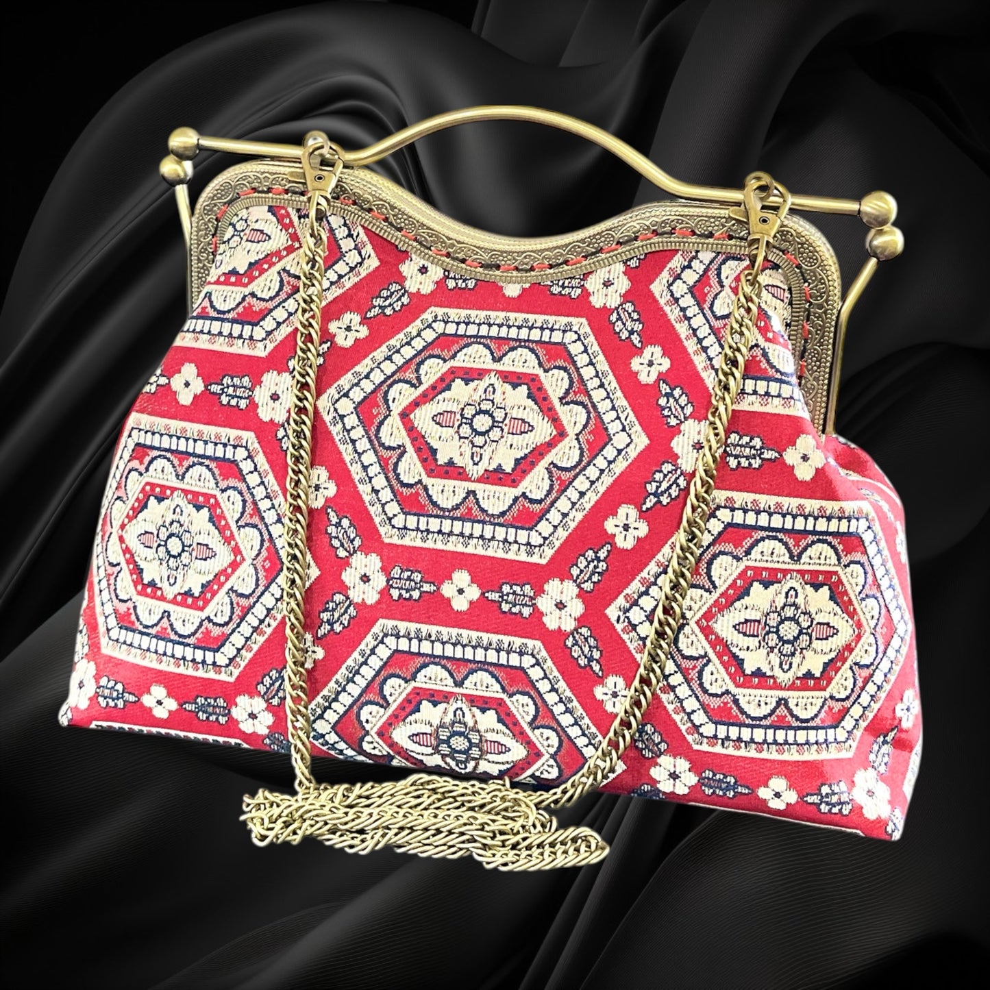 着物リメイクバッグ [No.1789]