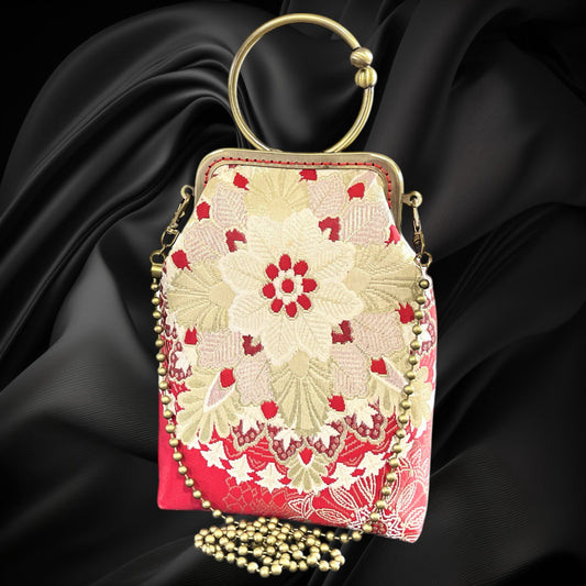 着物サコッシュ  スマホバッグ  [No.1798]