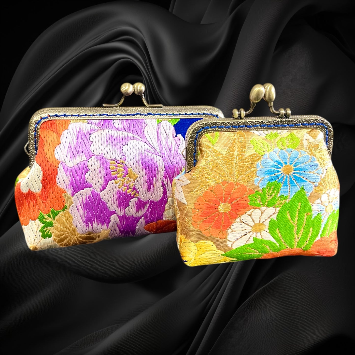 Kimono Remake Pouch [No.541]