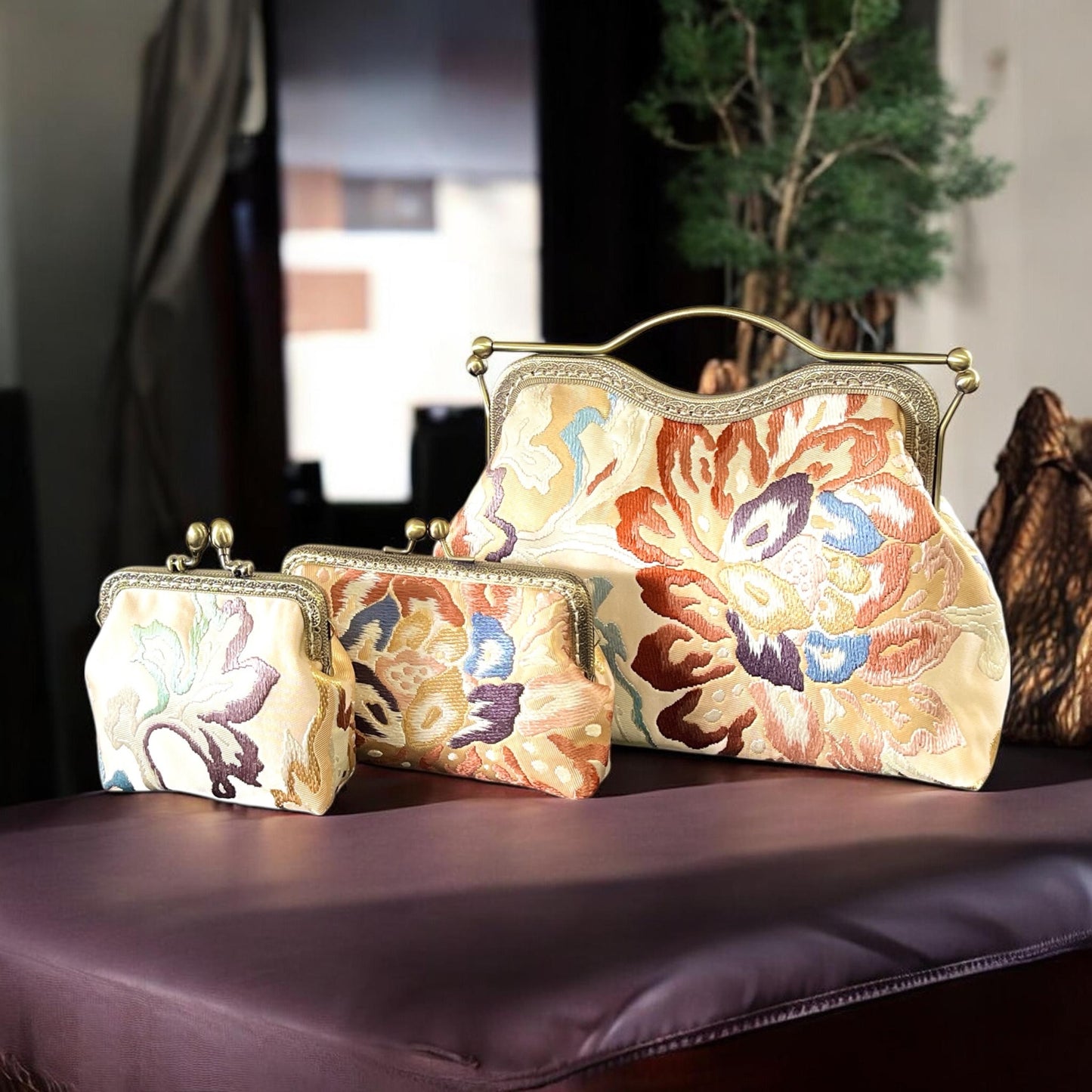 Kimono remake bag [No.1827]