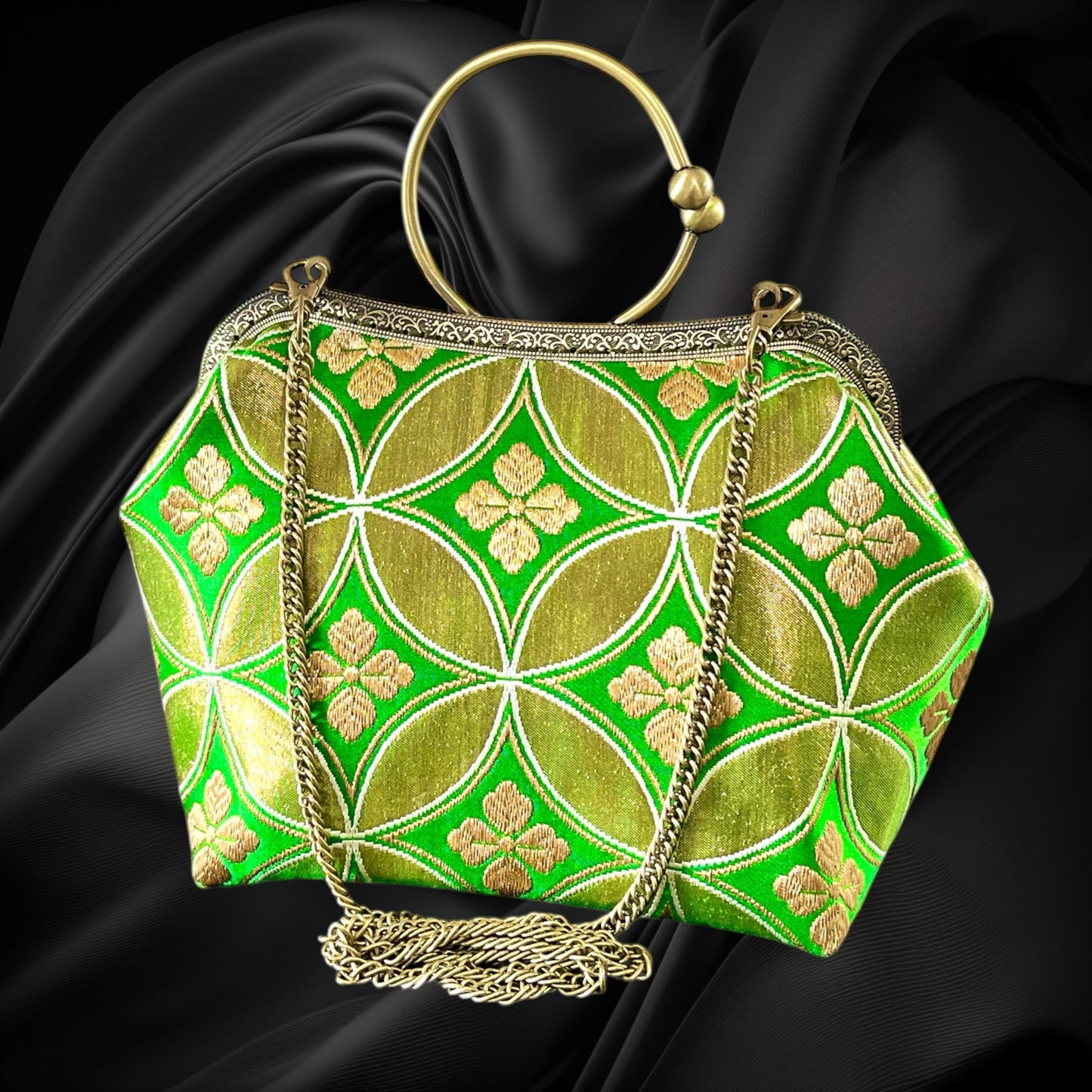 Kimono remake bag [No.1826]