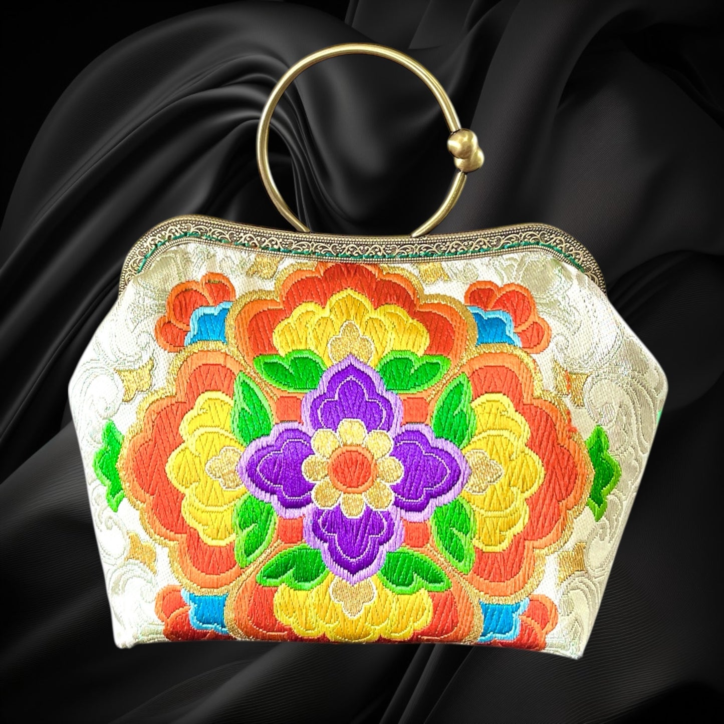Kimono remake bag [No.1825]