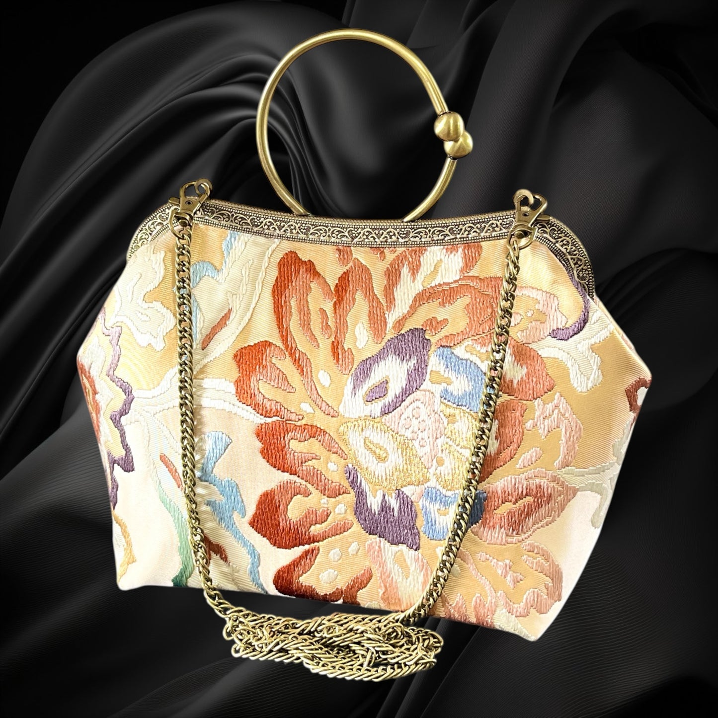 Kimono remake bag [No.1824]