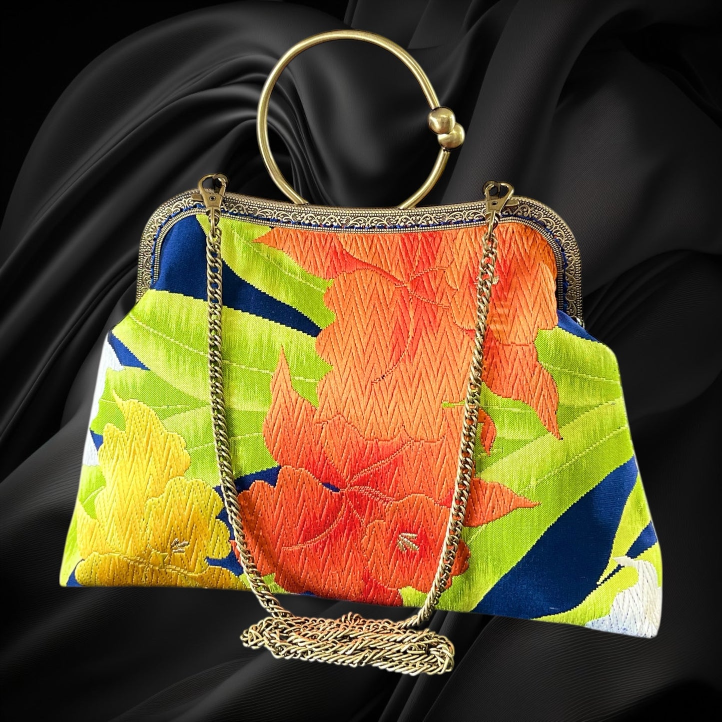 Kimono remake bag [No.1822]