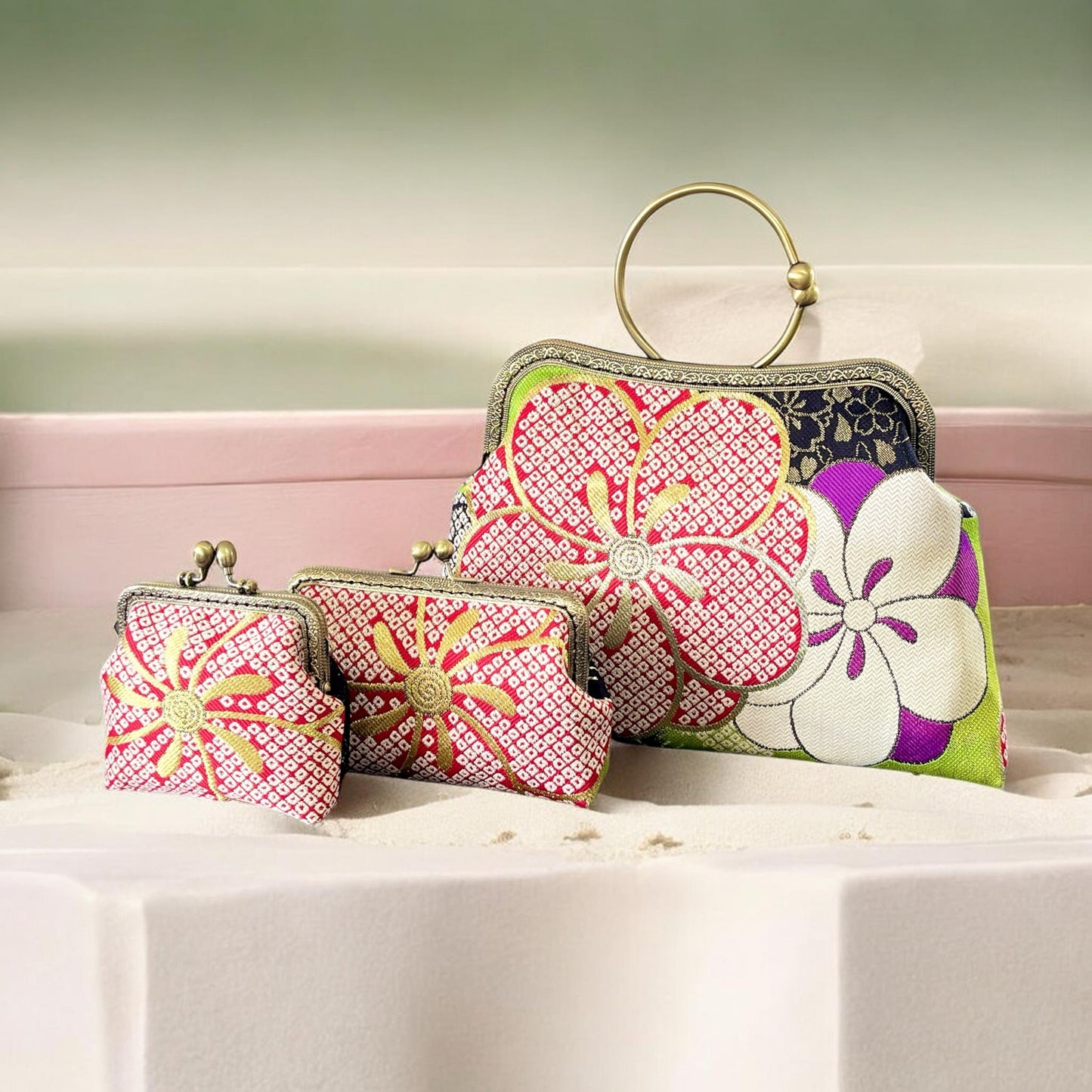 Kimono remake bag [No.1821]