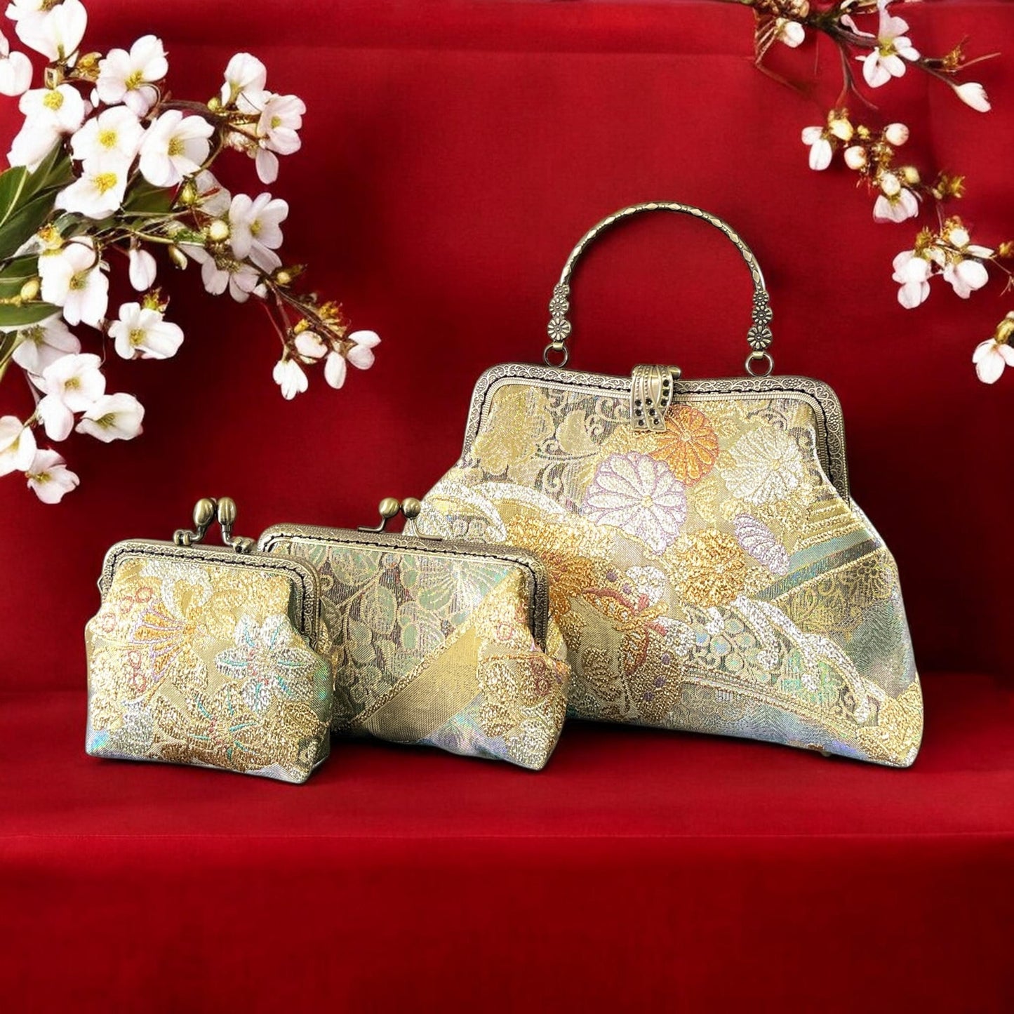 Kimono remake bag [No.1820]