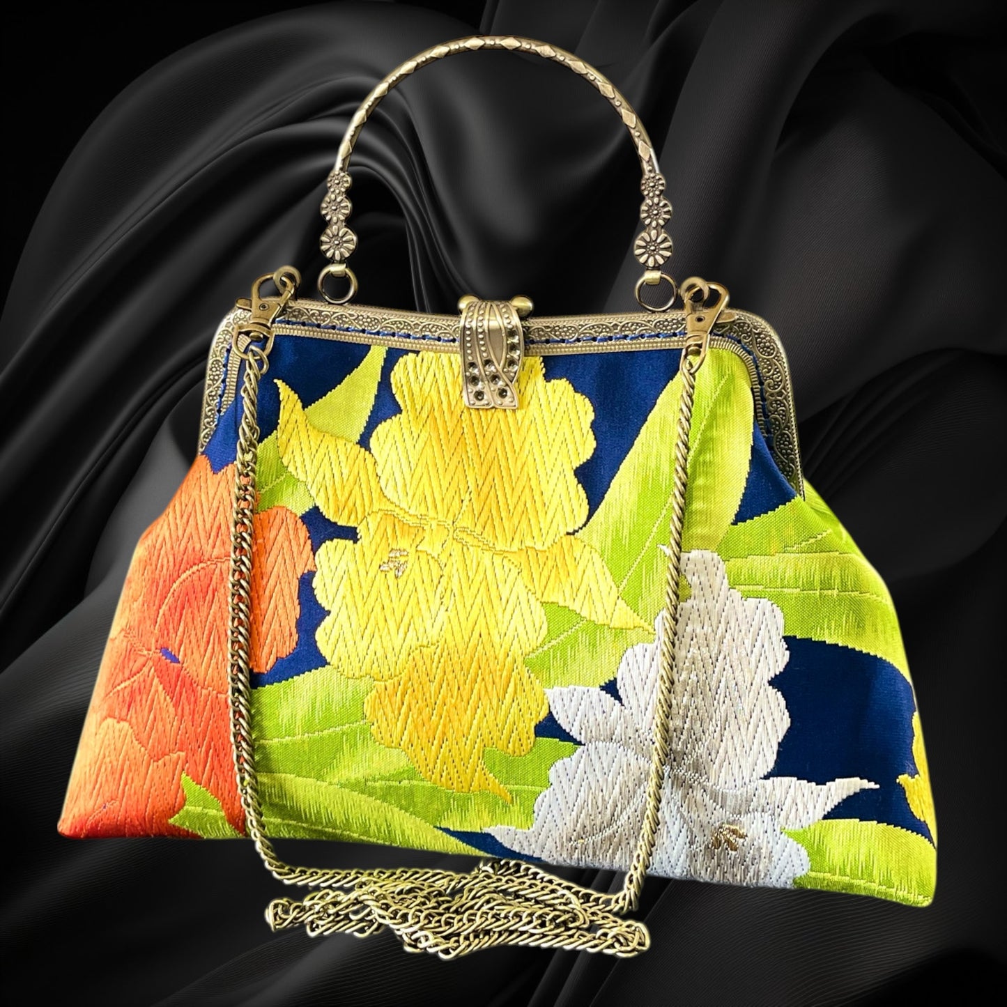 Kimono remake bag [No.1817]
