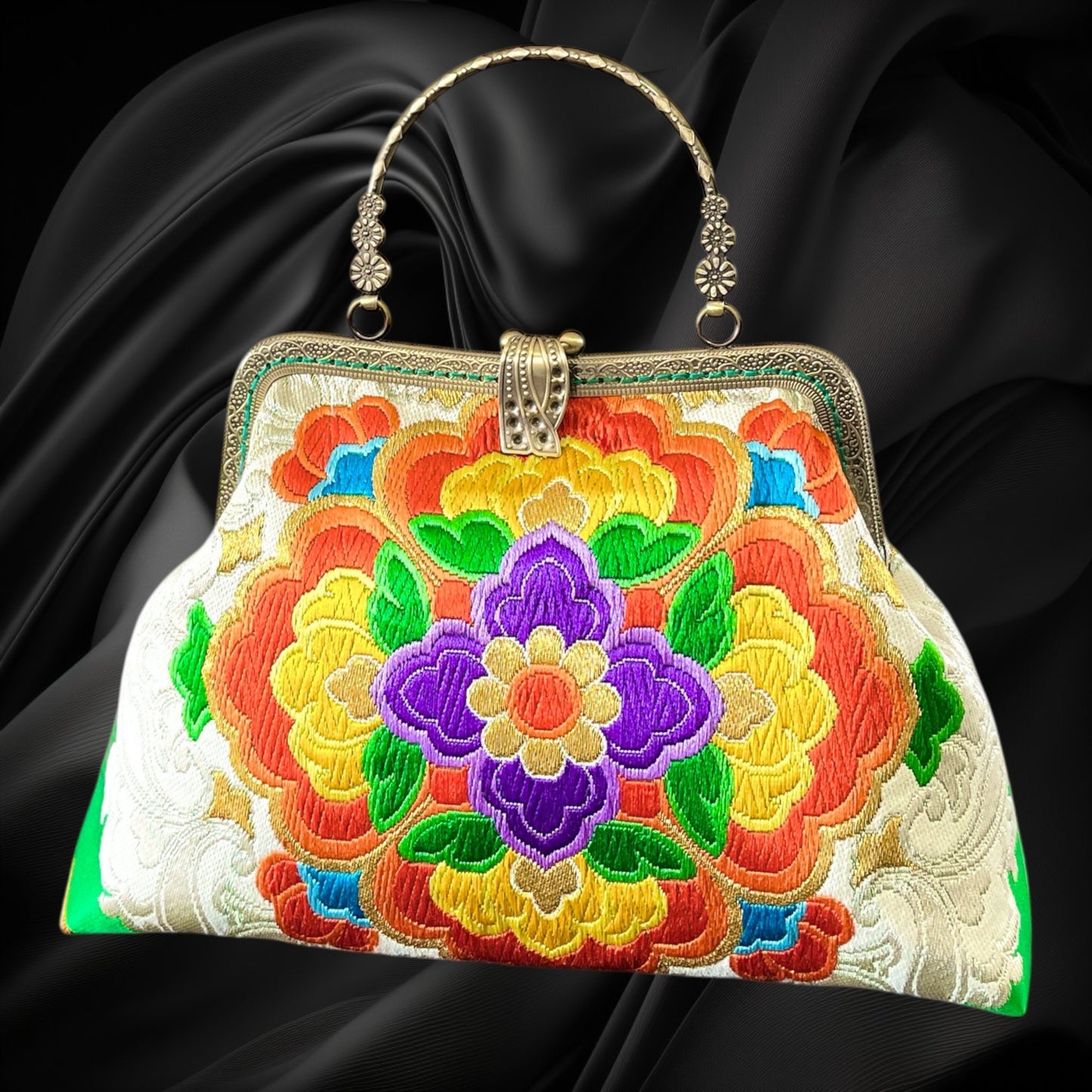 Kimono remake bag [No.1819]