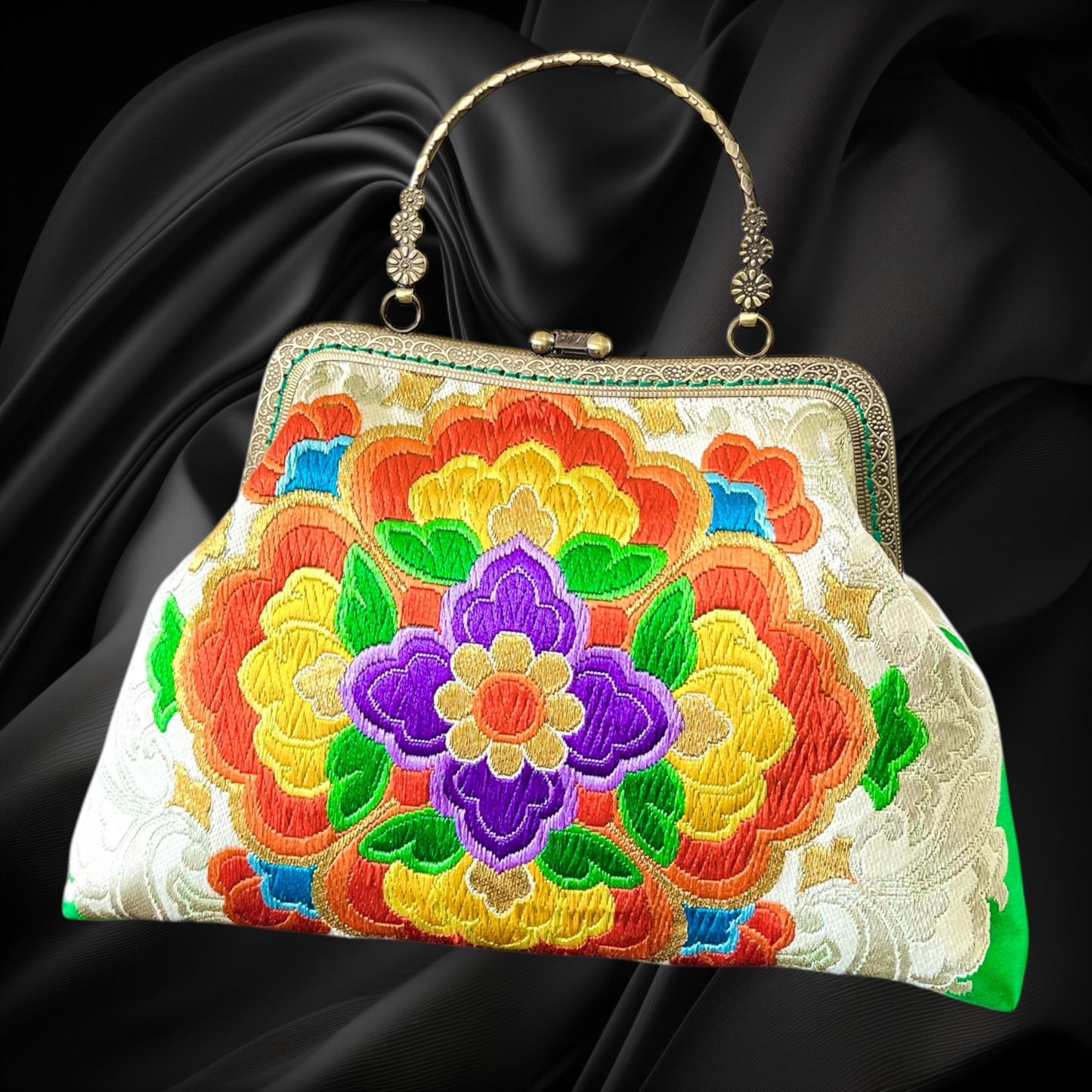 Kimono remake bag [No.1819]