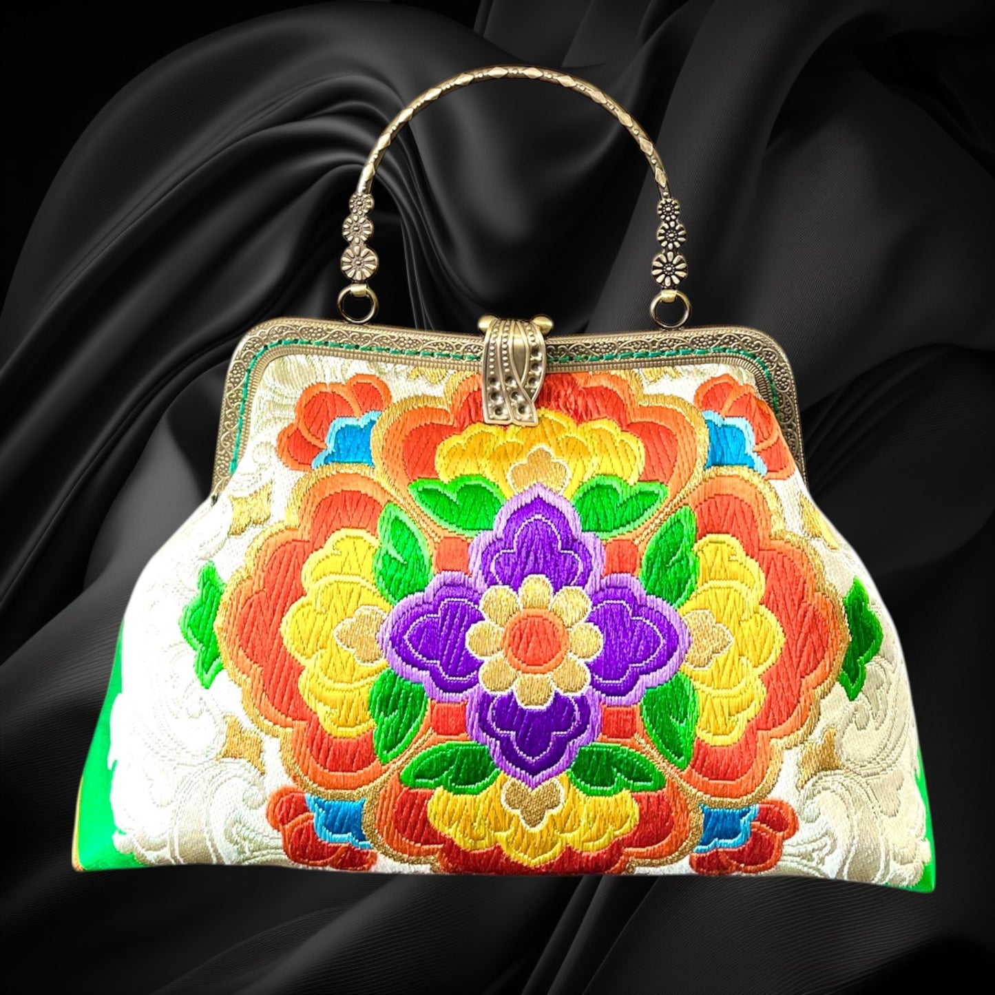 Kimono remake bag [No.1819]