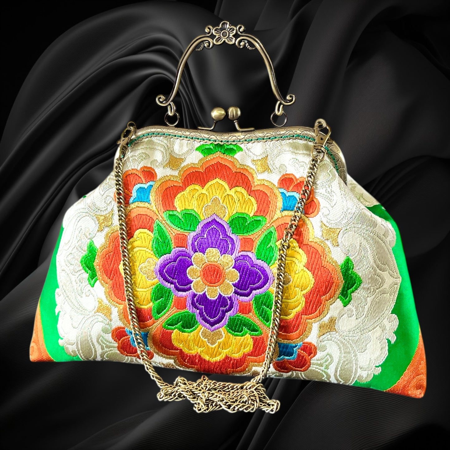 Kimono remake bag [No.1815]