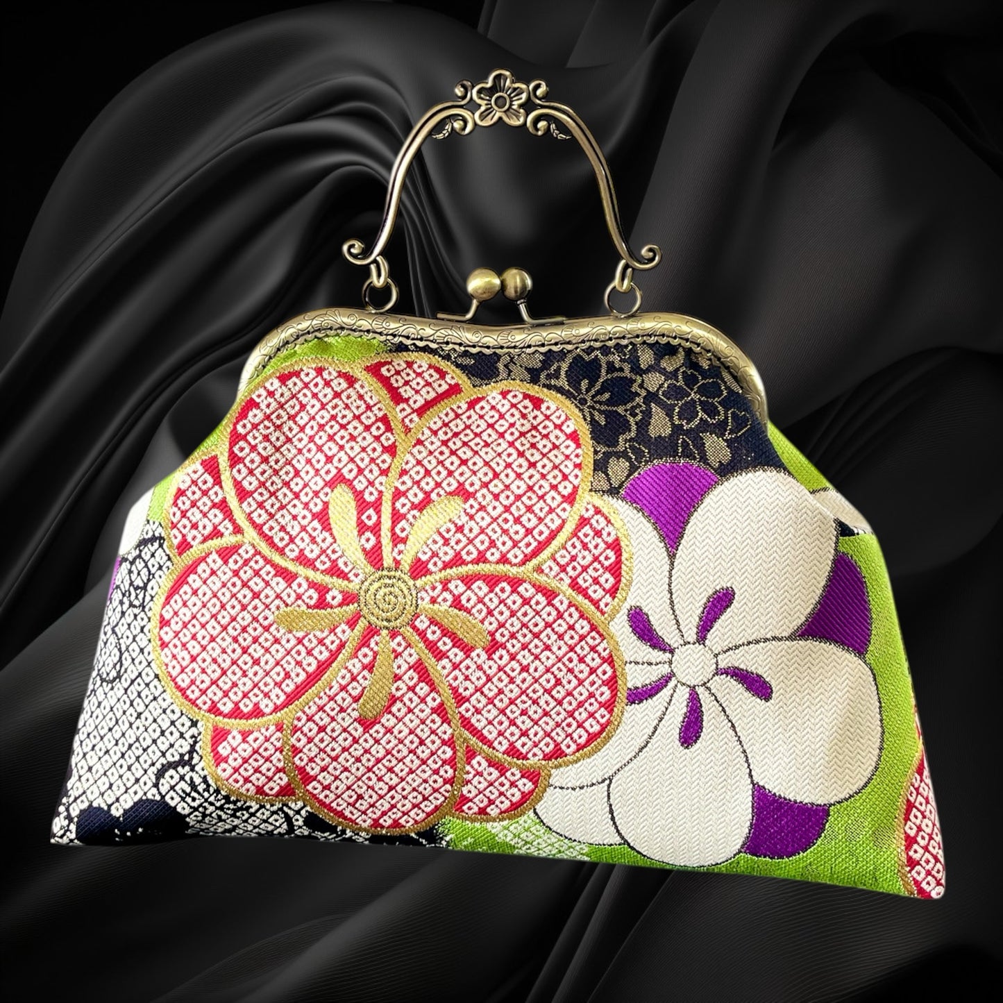 Kimono remake bag [No.1813]