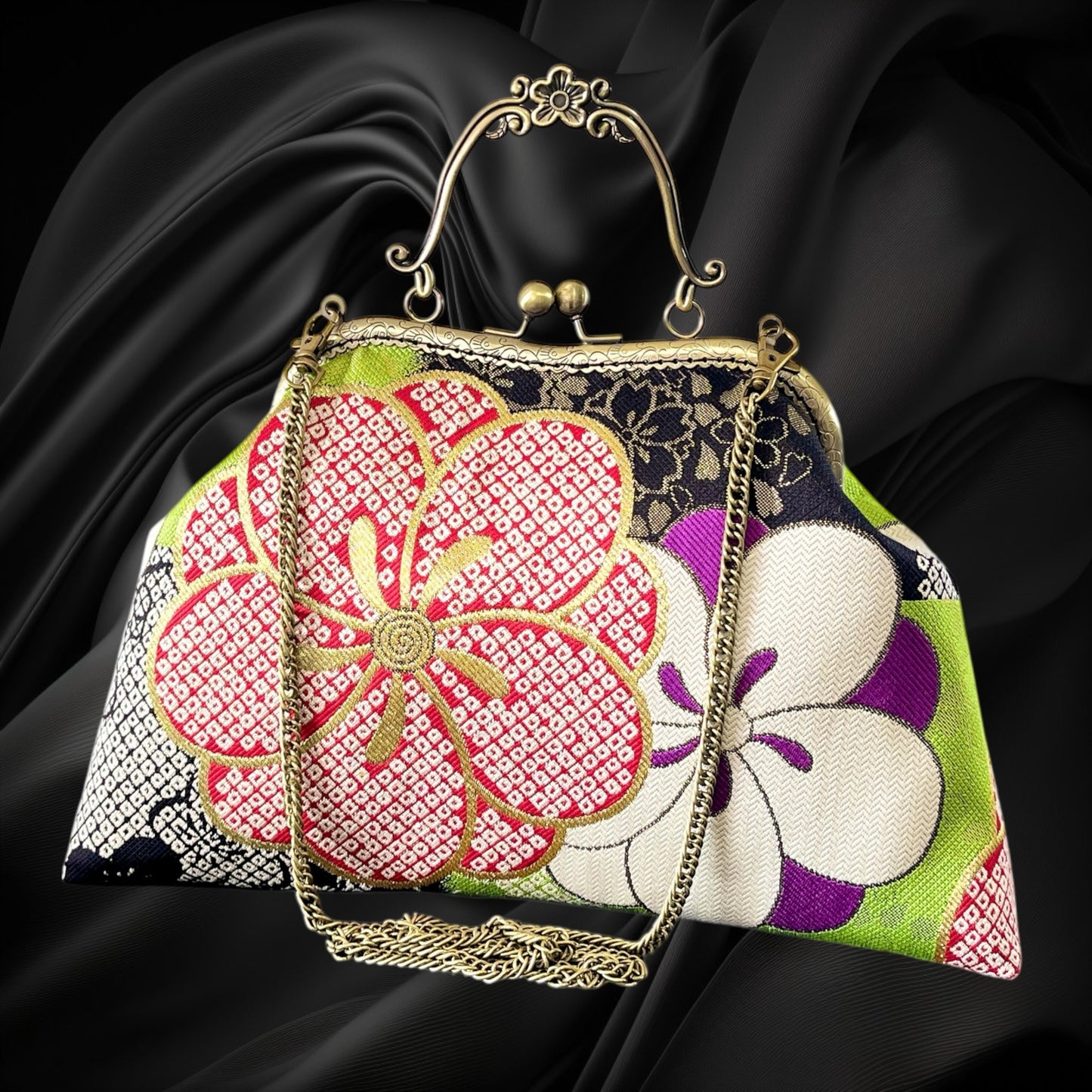 Kimono remake bag [No.1813]