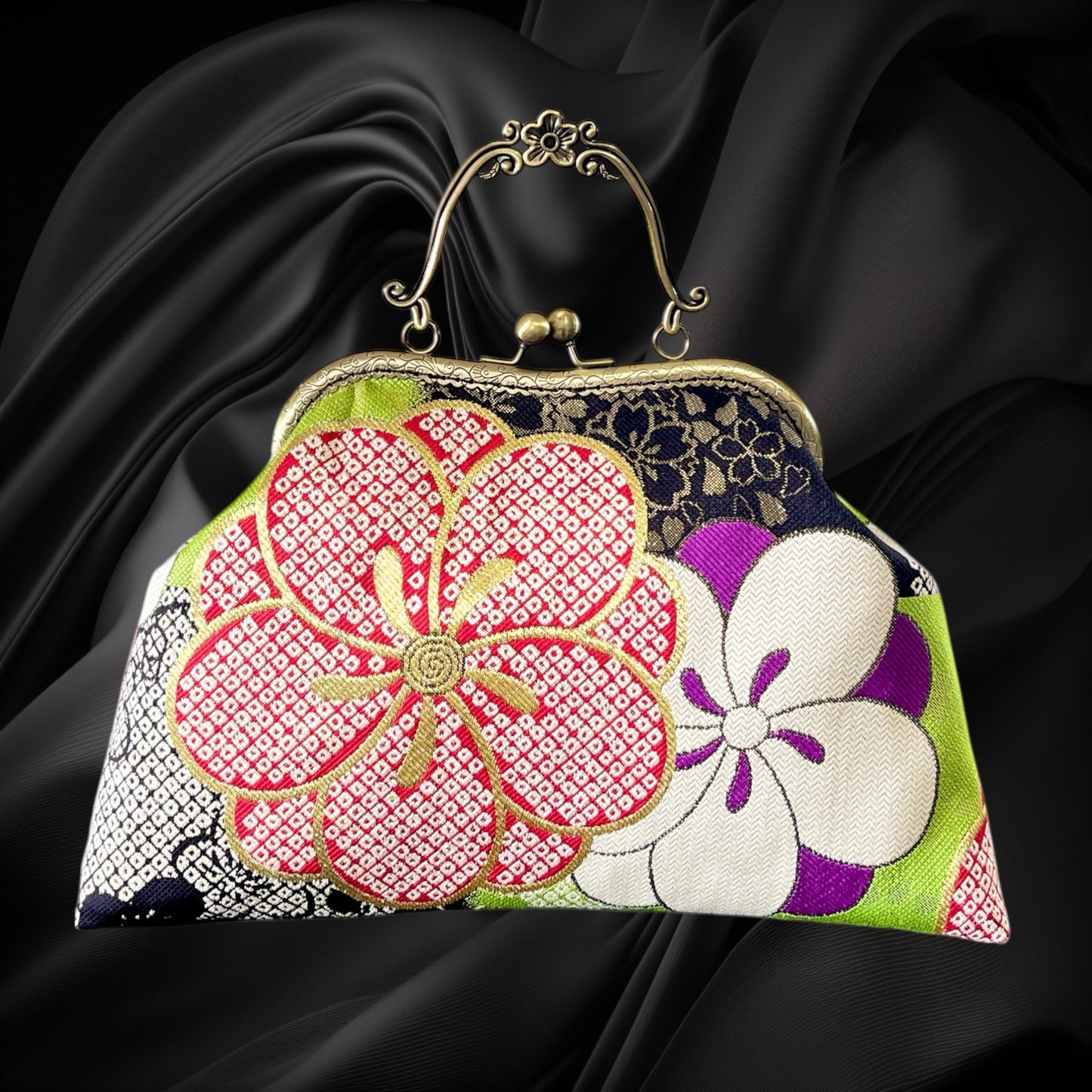 Kimono remake bag [No.1813]