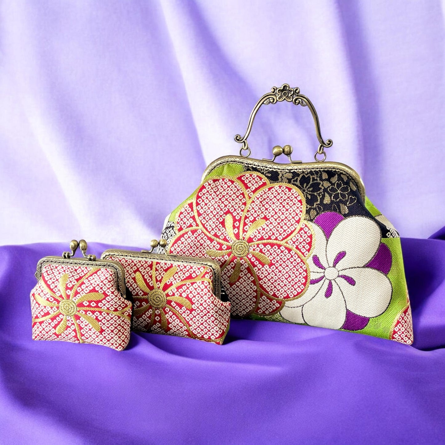 Kimono remake bag [No.1813]