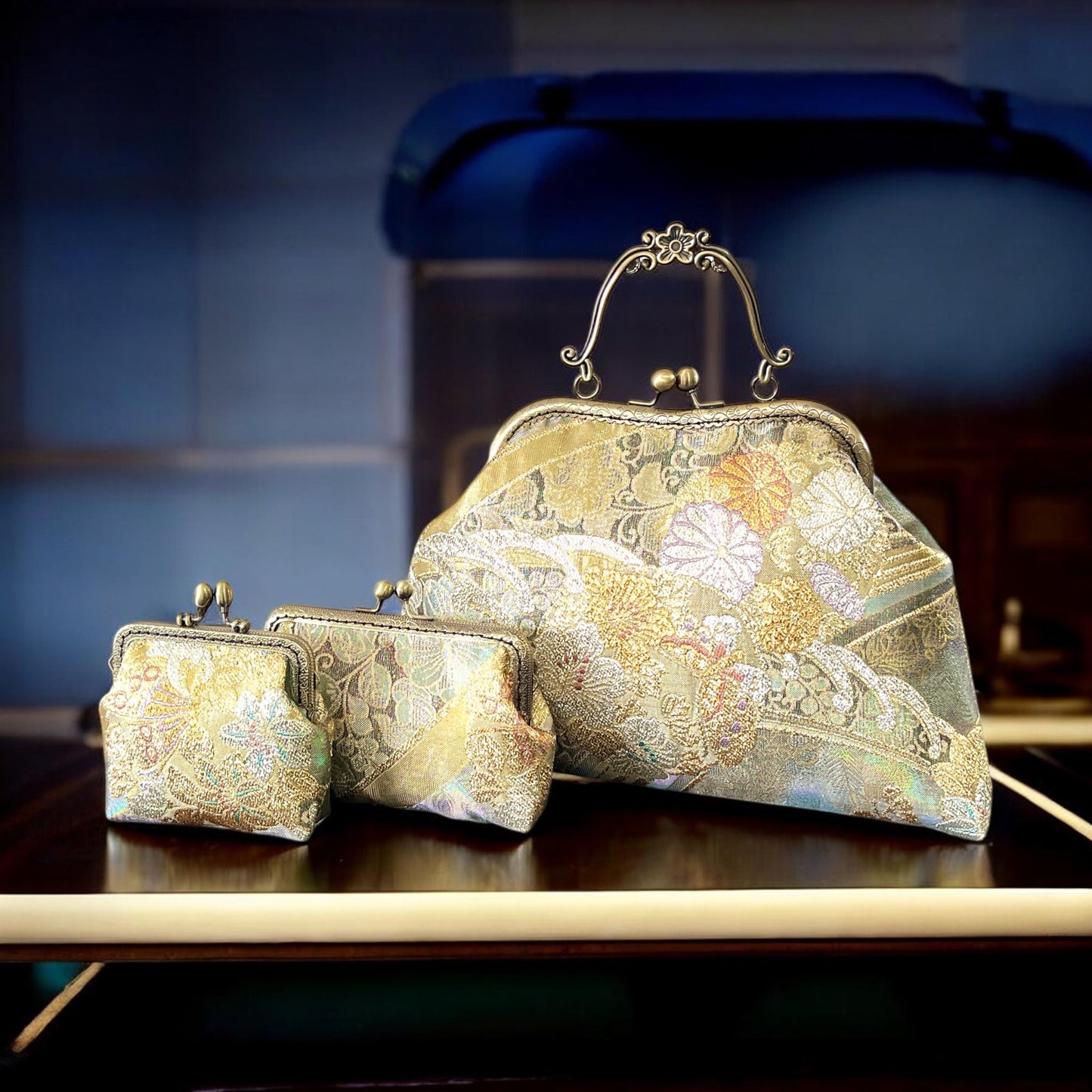 Kimono remake bag [No.1812]