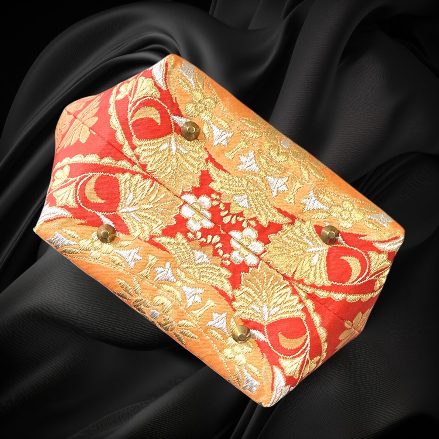 着物リメイクバンブーバッグ [No.1845]