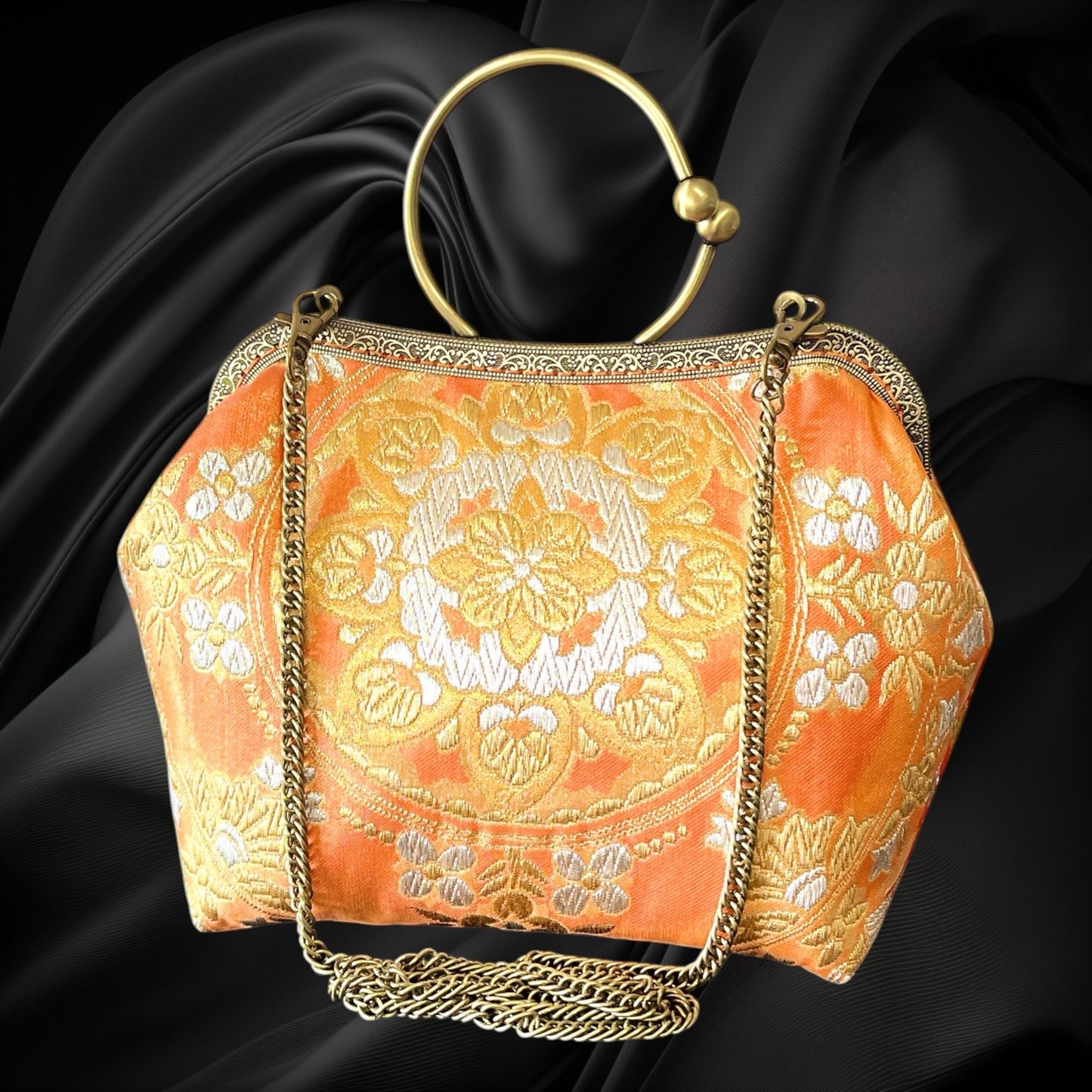 Kimono remake bag [No.1833]