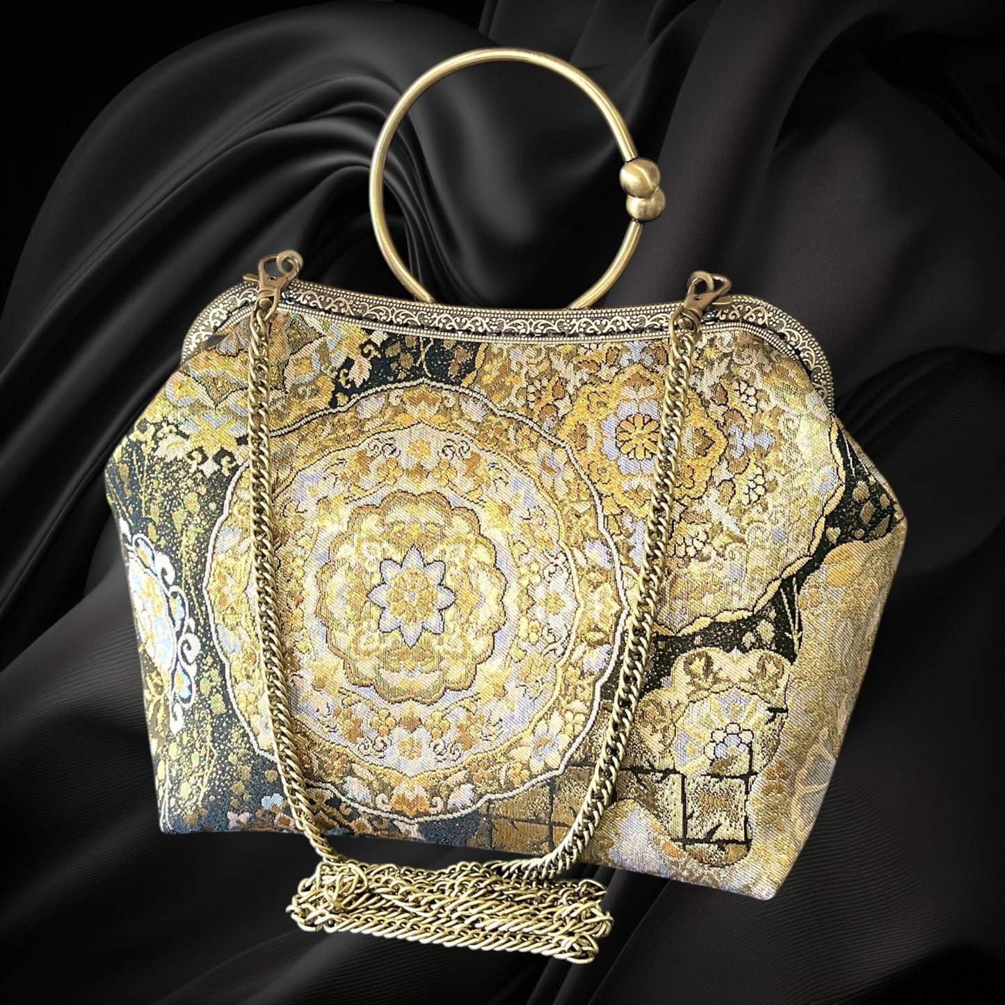 Kimono remake bag [No.1832]