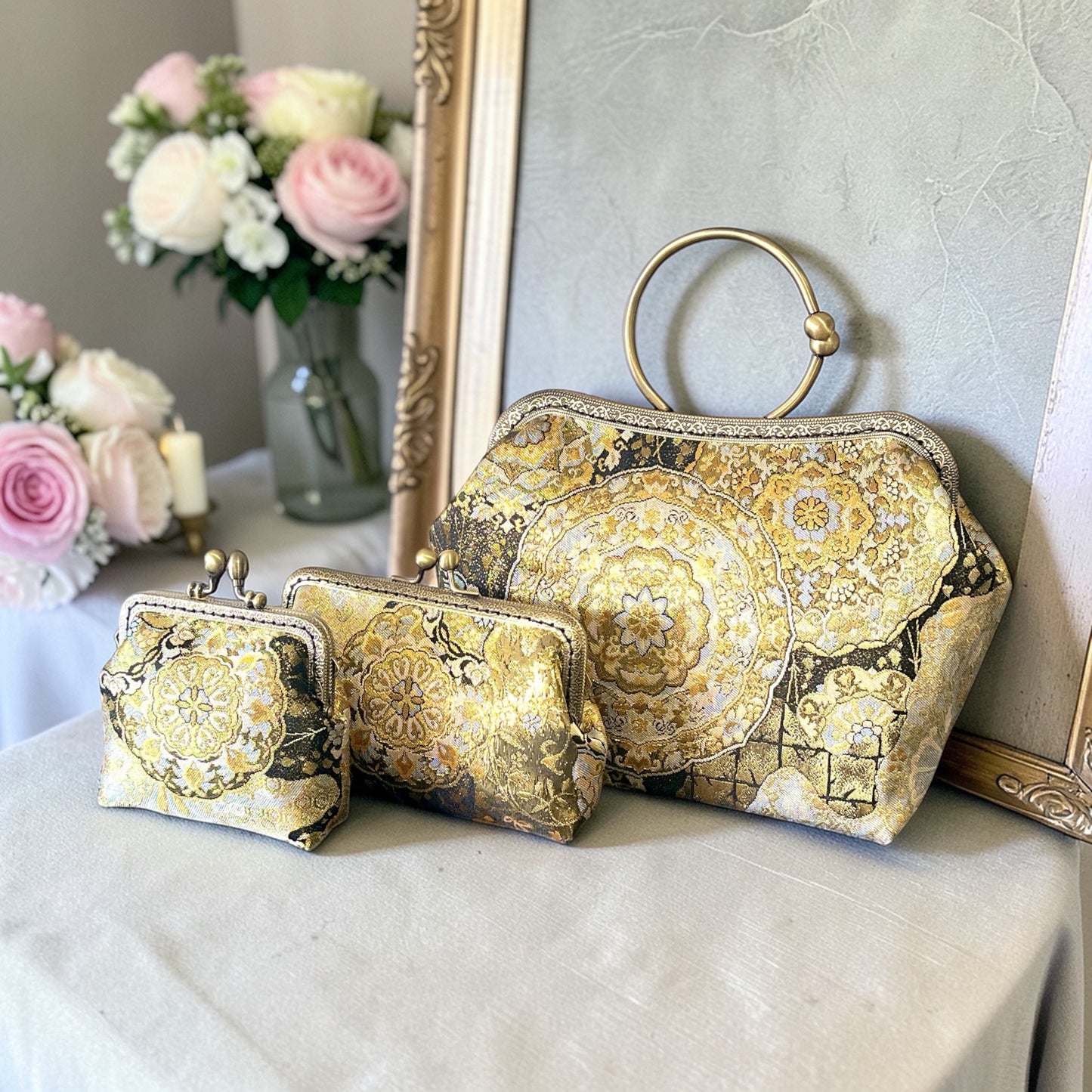 Kimono remake bag [No.1832]